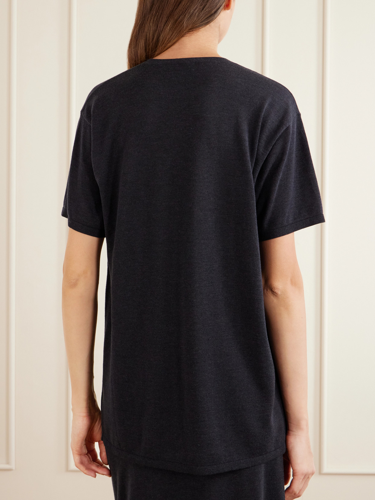 Lyocell And Cashmere-Blend T-Shirt
