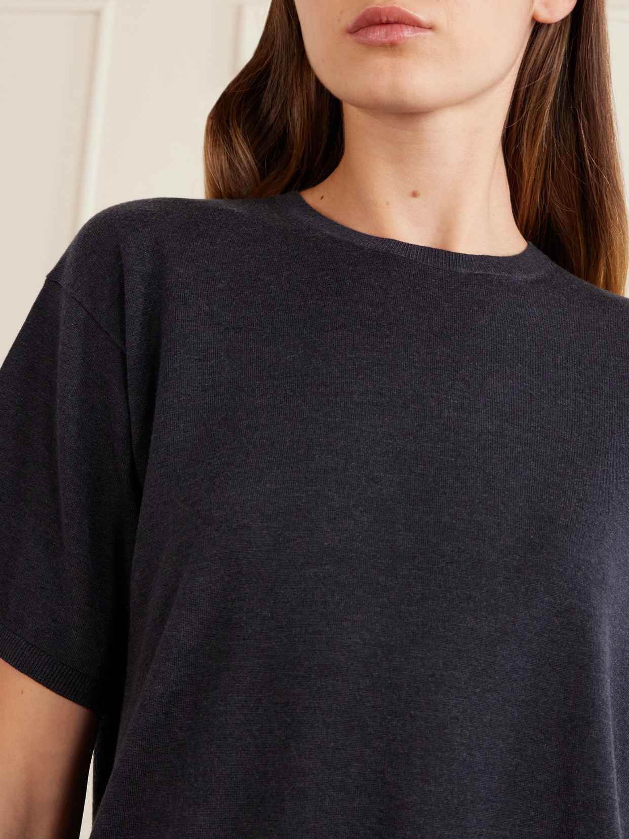 Lyocell And Cashmere-Blend T-Shirt