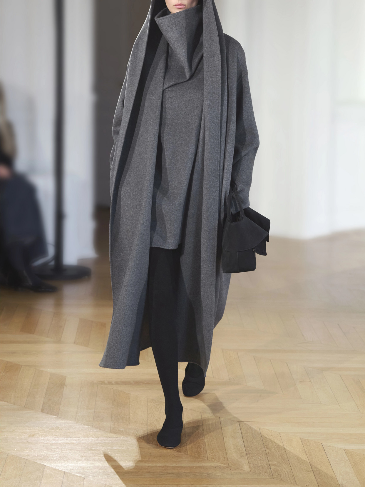 Belted Wool-Doublé Wrap Coat