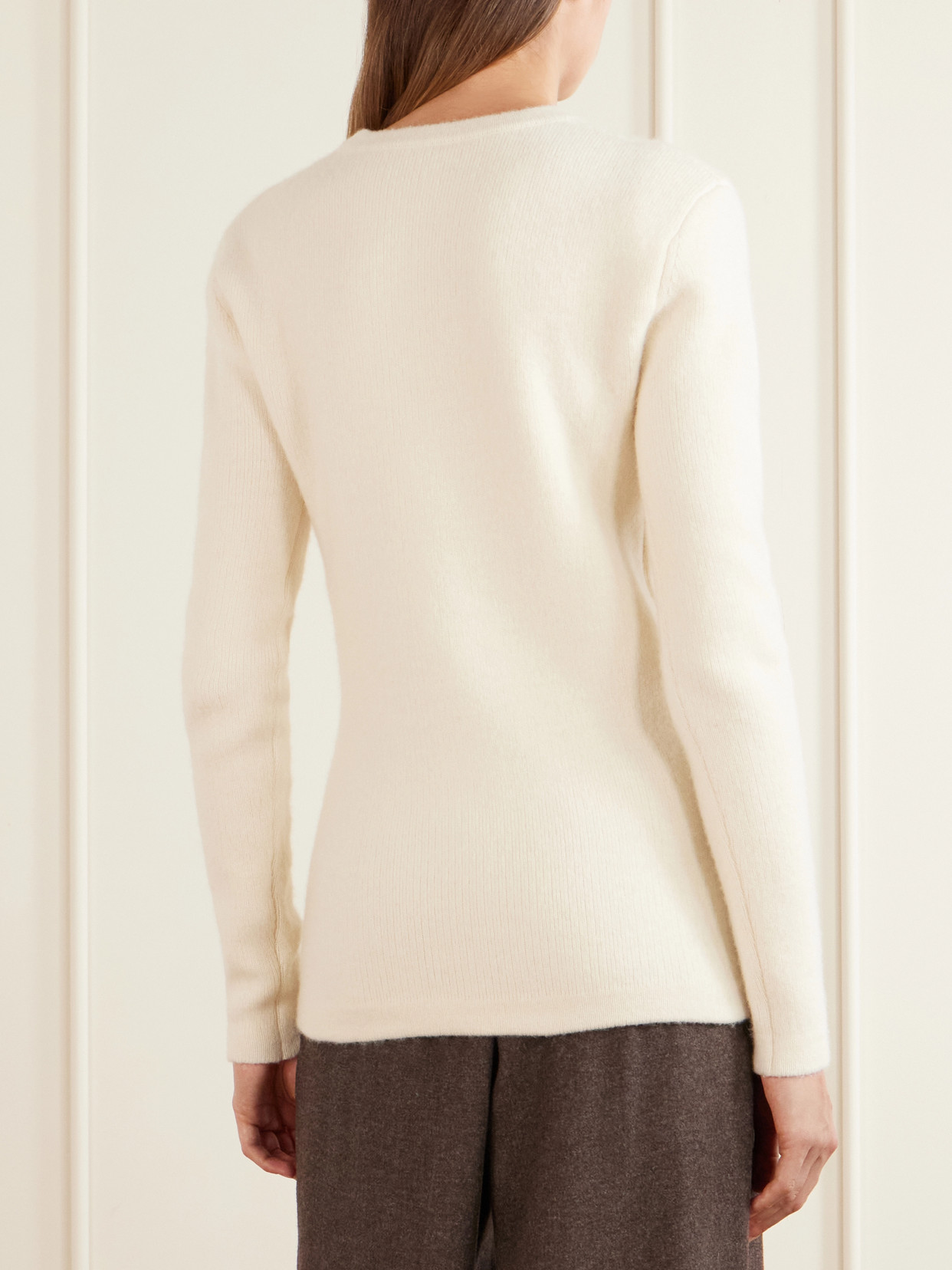 Silk, Alpaca And Cashmere-Blend Sweater