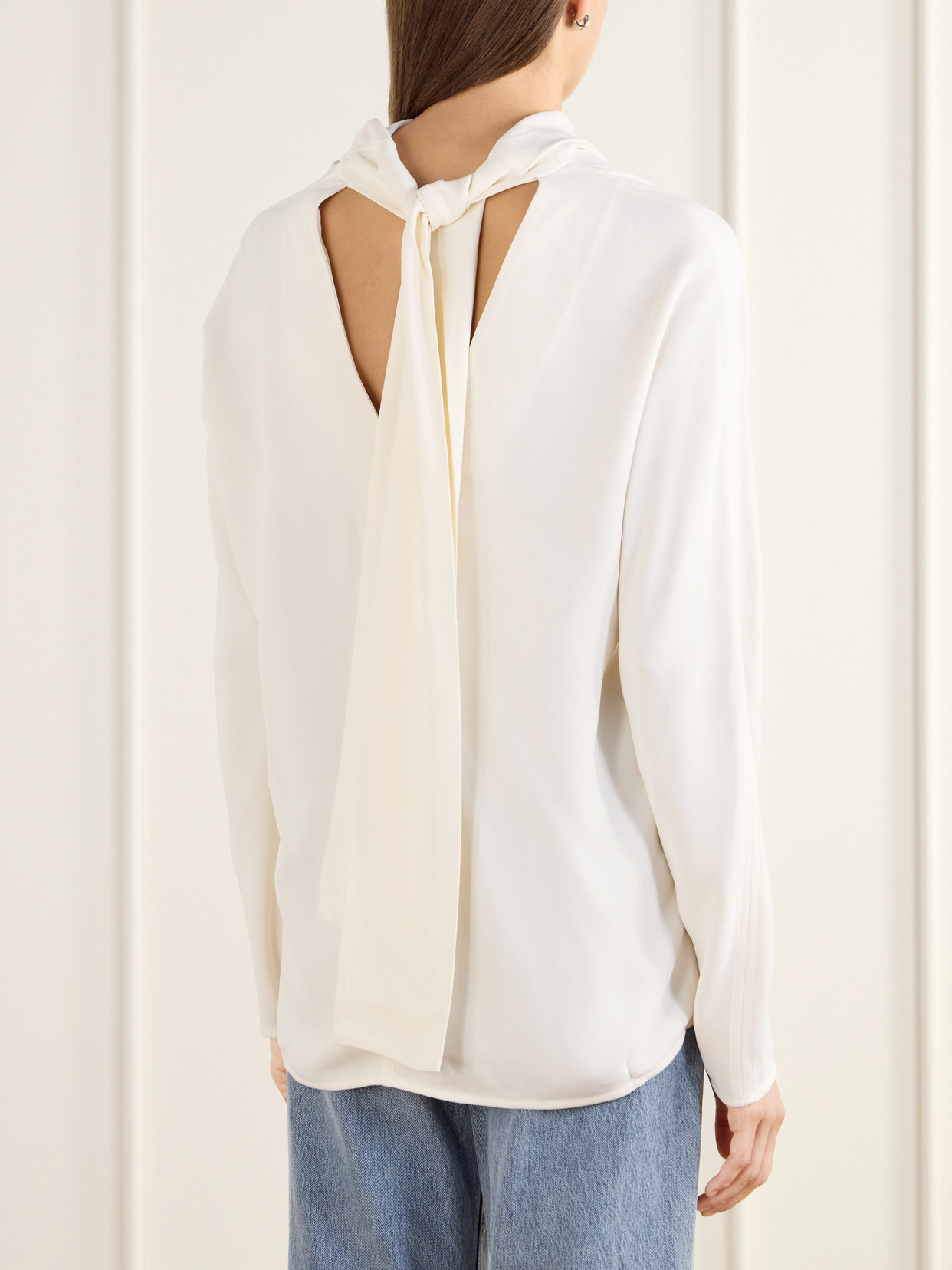Draped Cady Blouse