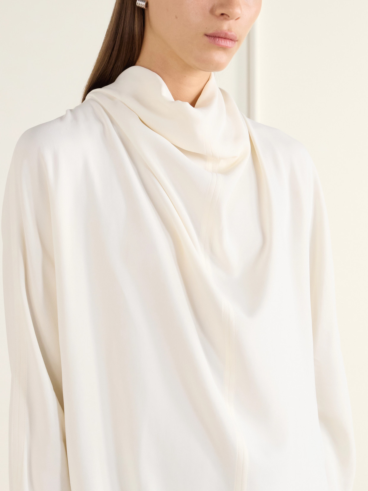 Draped Cady Blouse