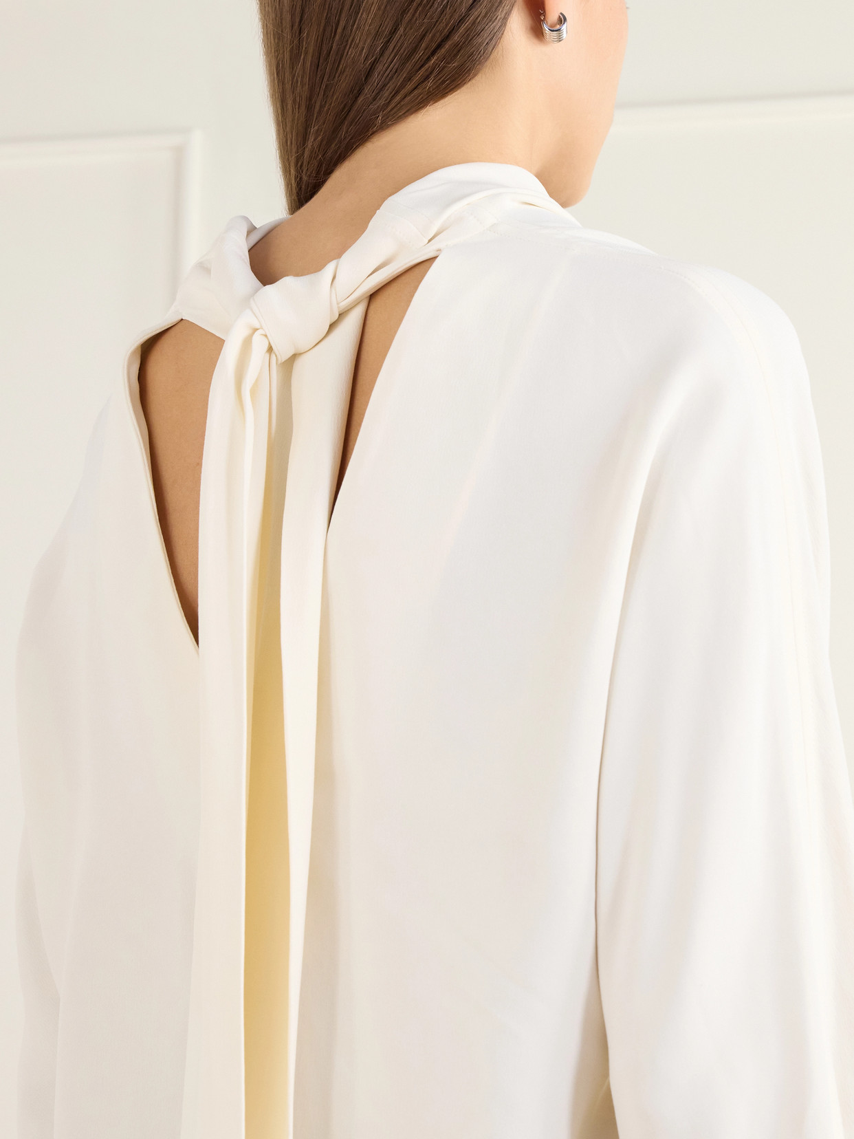 Draped Cady Blouse