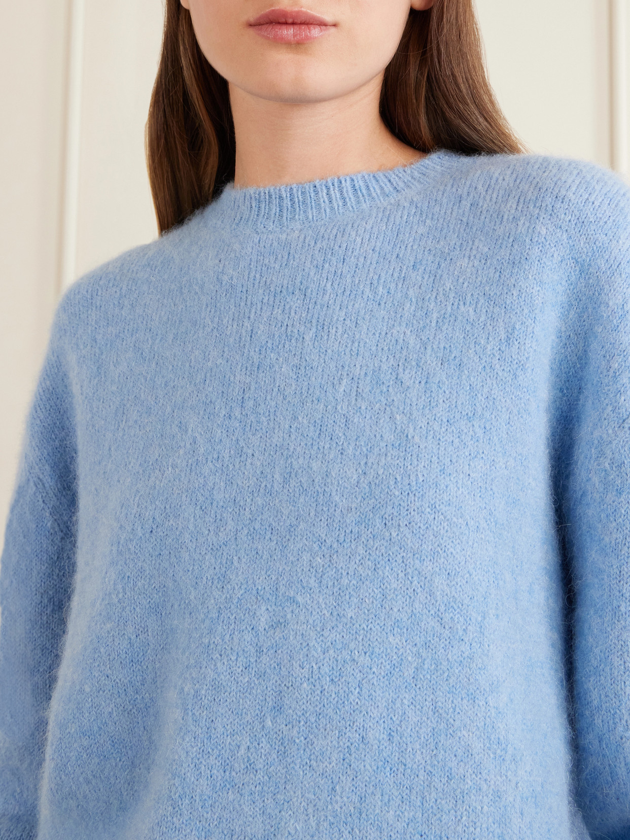 Alpaca And Cotton-Blend Sweater