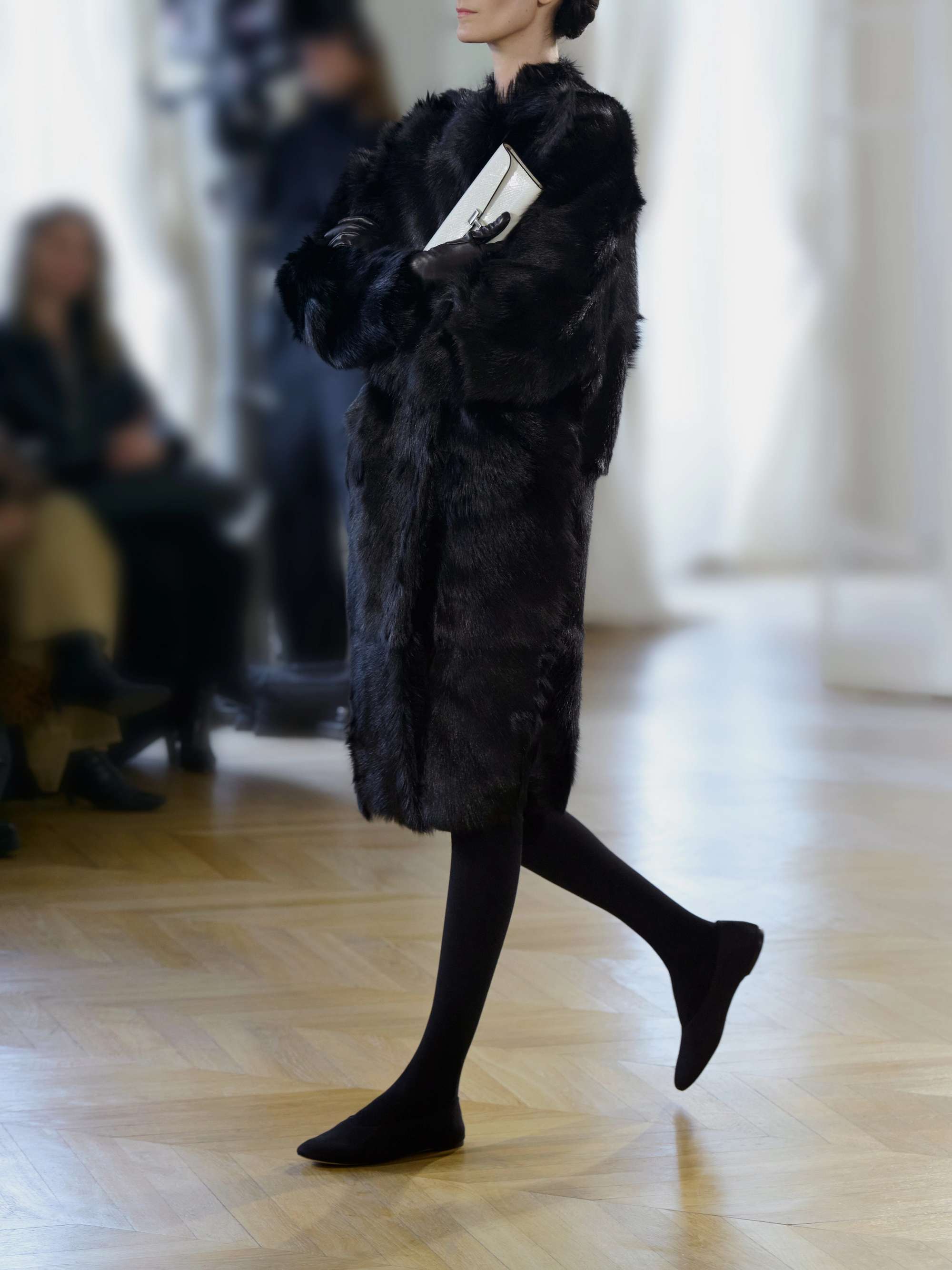 TOTEME Collarless shearling coat | NET-A-PORTER