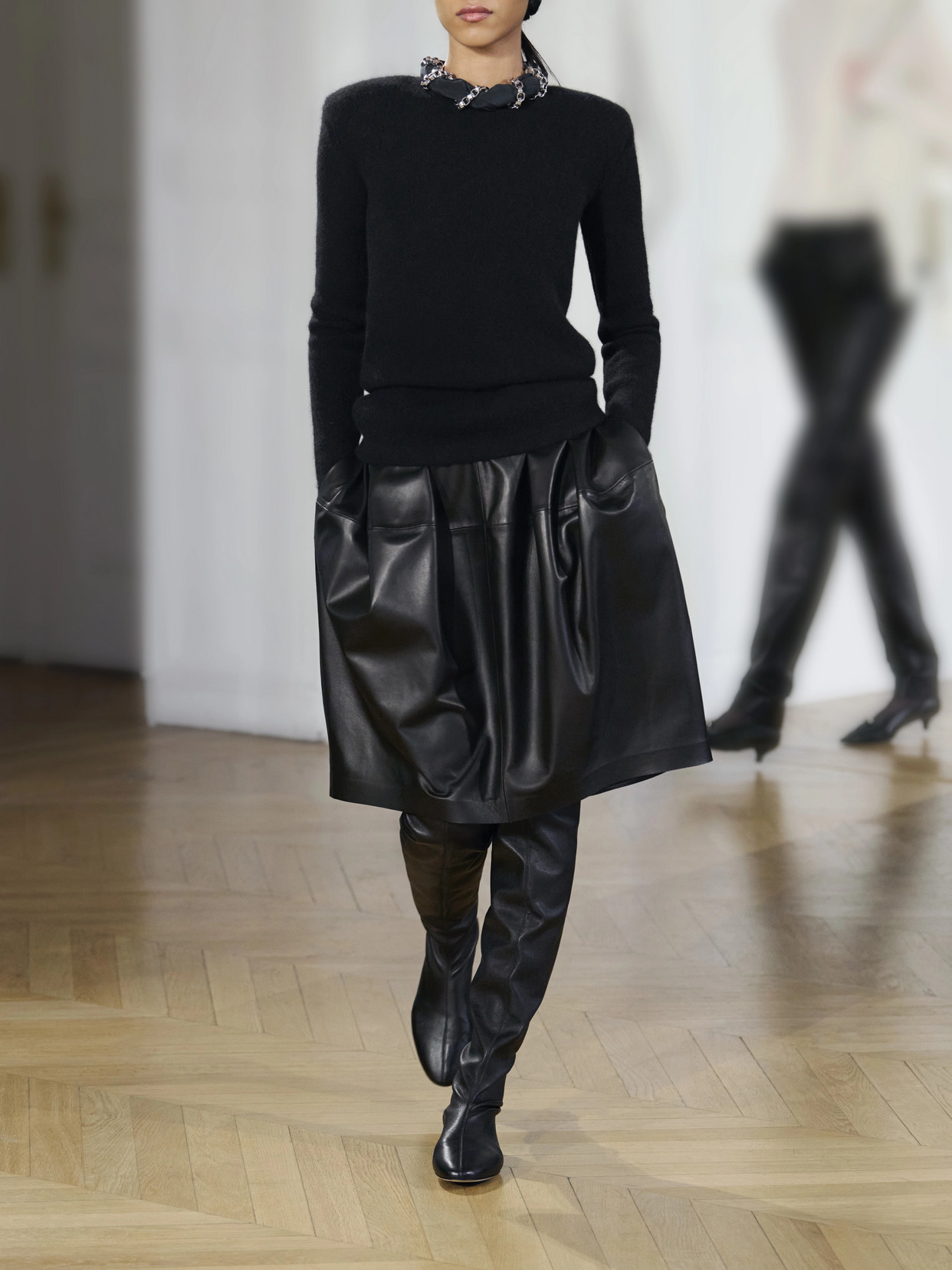 Leather Midi