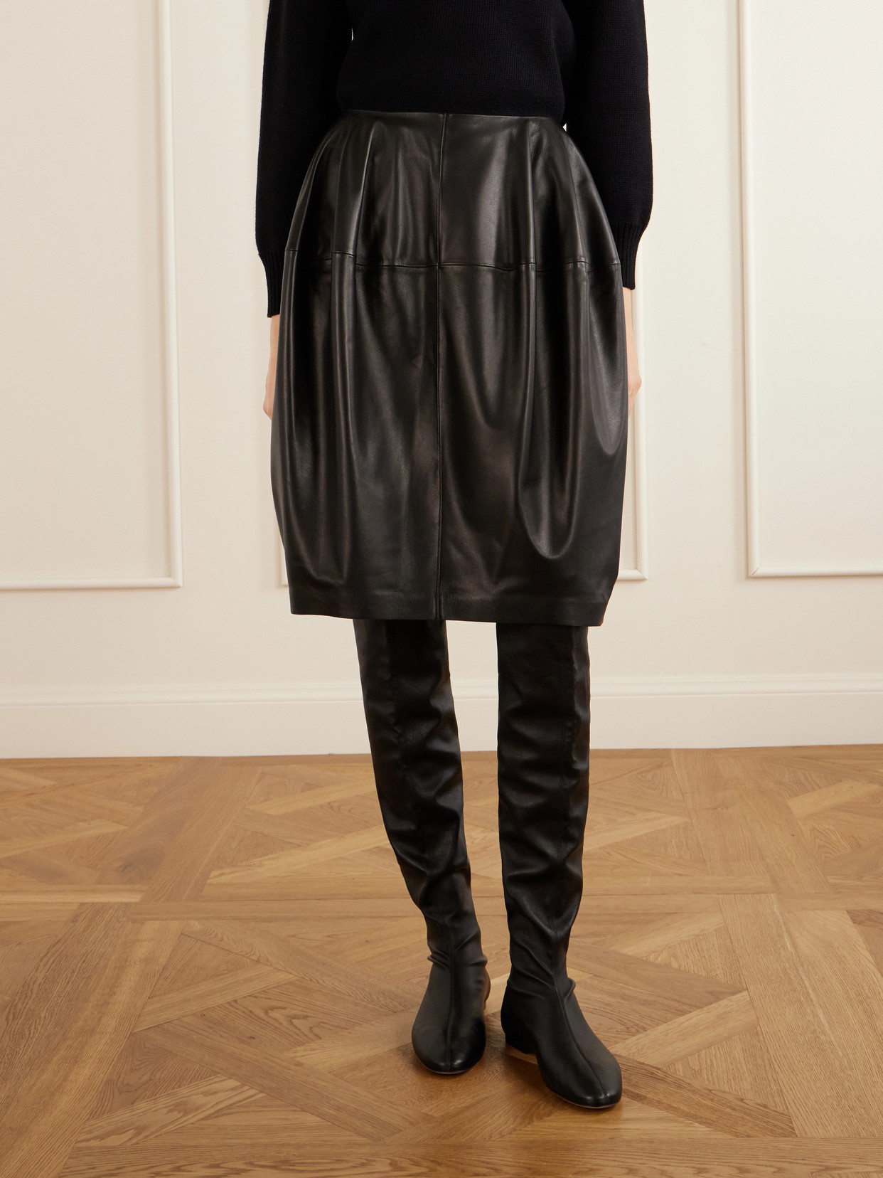Leather Midi