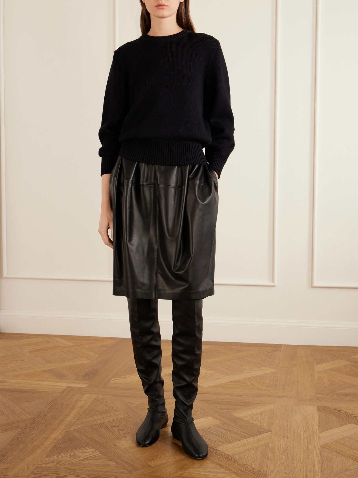 Leather Midi