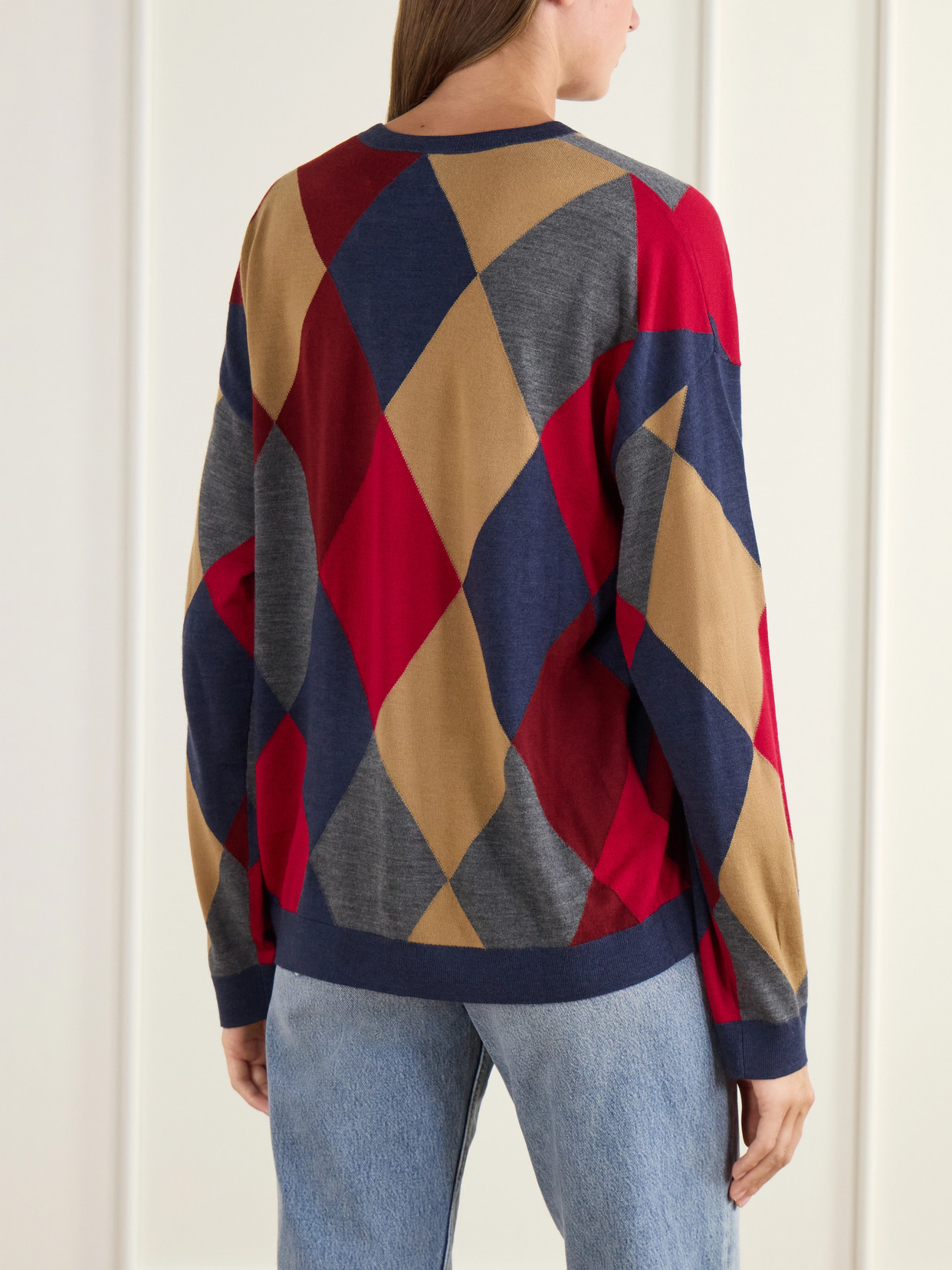 James Argyle Merino Sweater