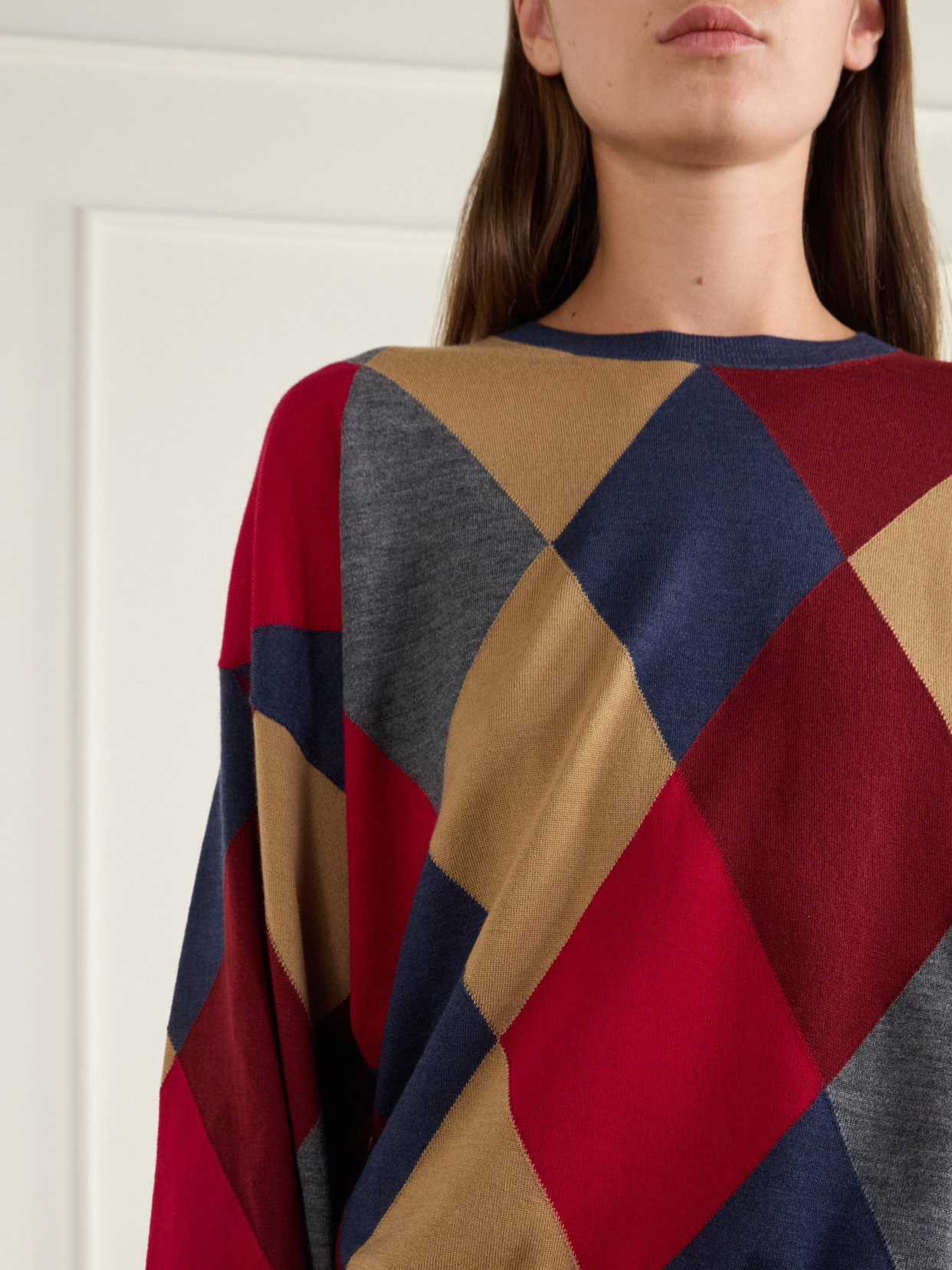 James Argyle Merino Sweater