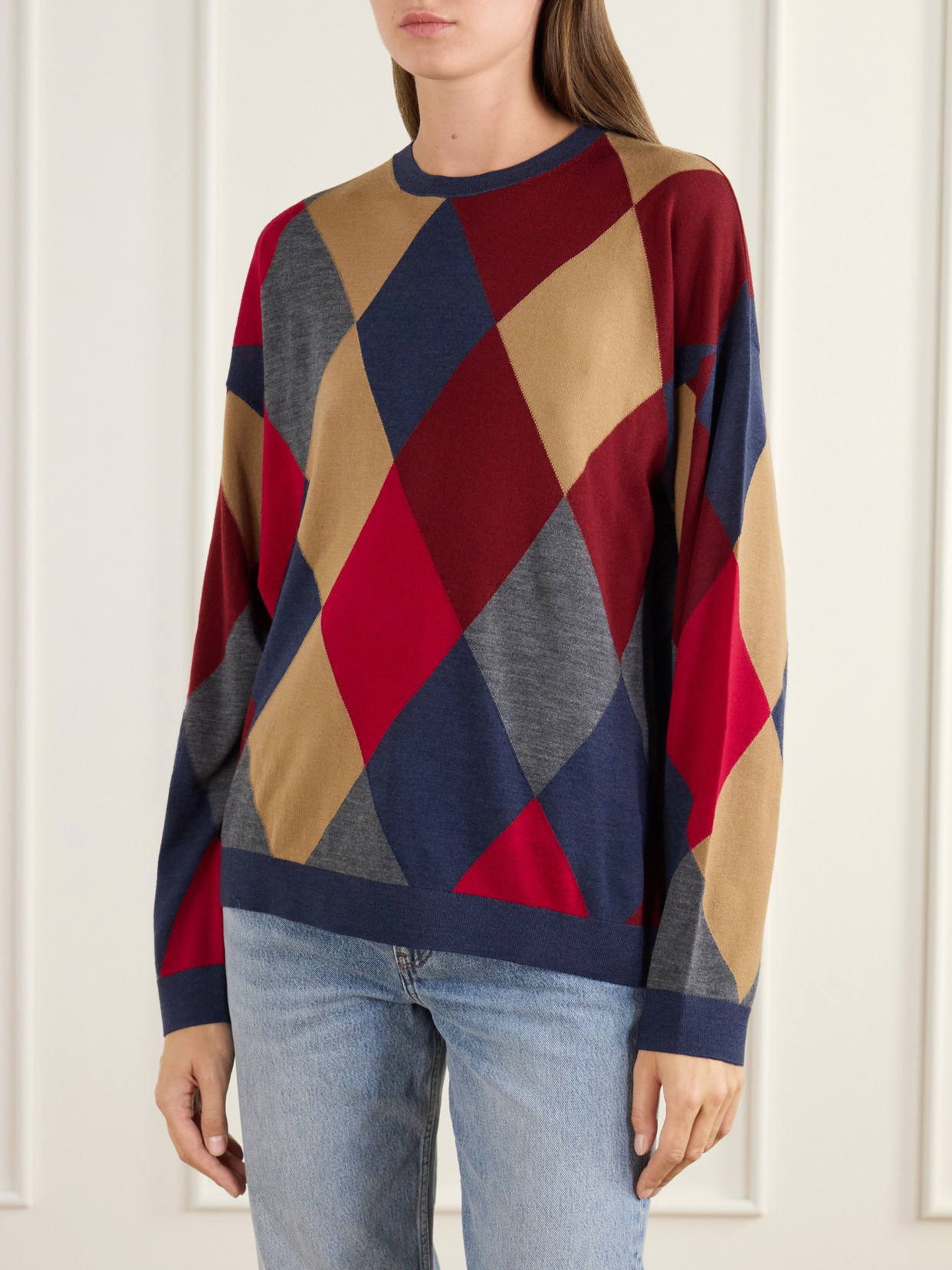 James Argyle Merino Sweater