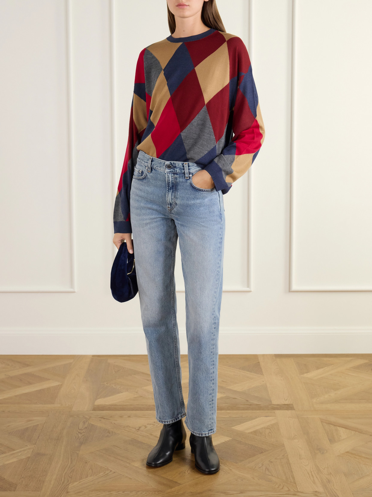 James Argyle Merino Sweater
