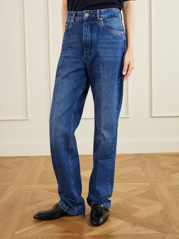 STUDIO NICHOLSON Barra mid-rise straight-leg jeans