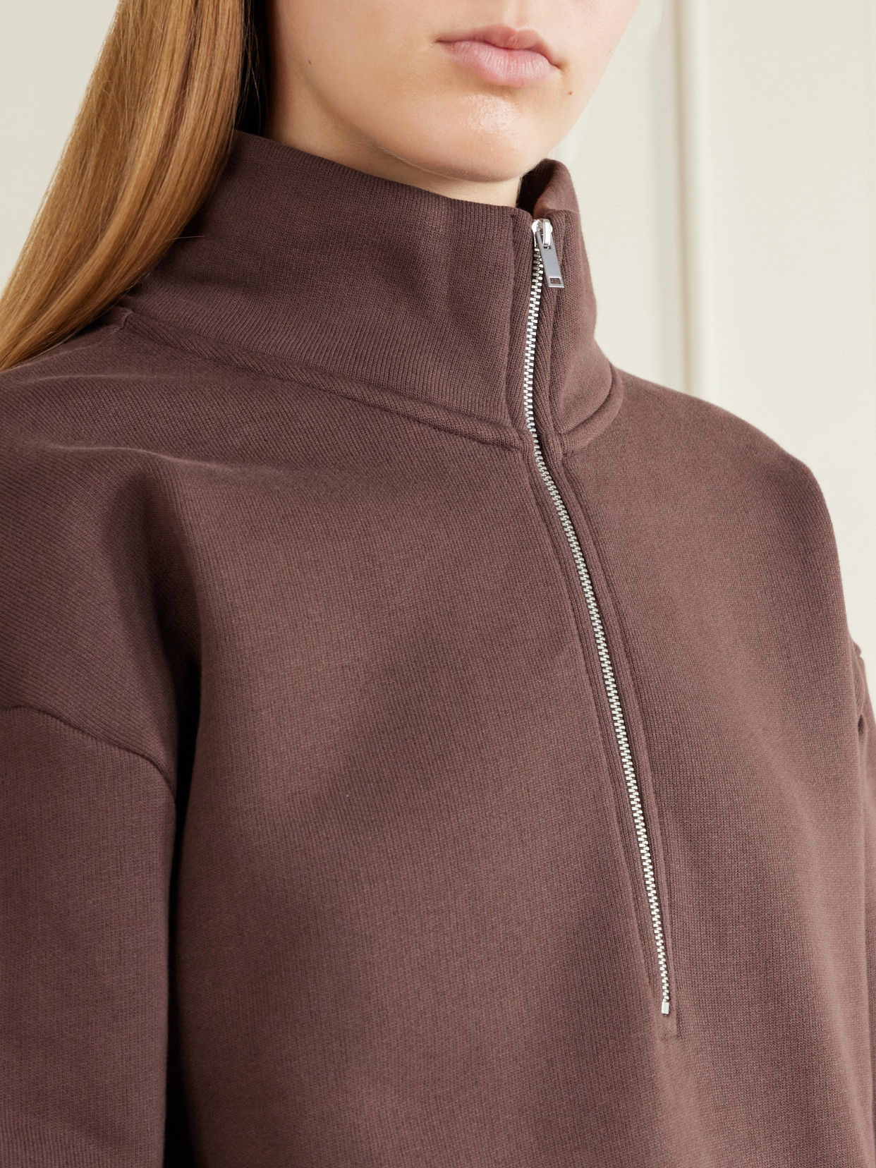 Thalen Cotton-Jersey Fleece Sweatshirt