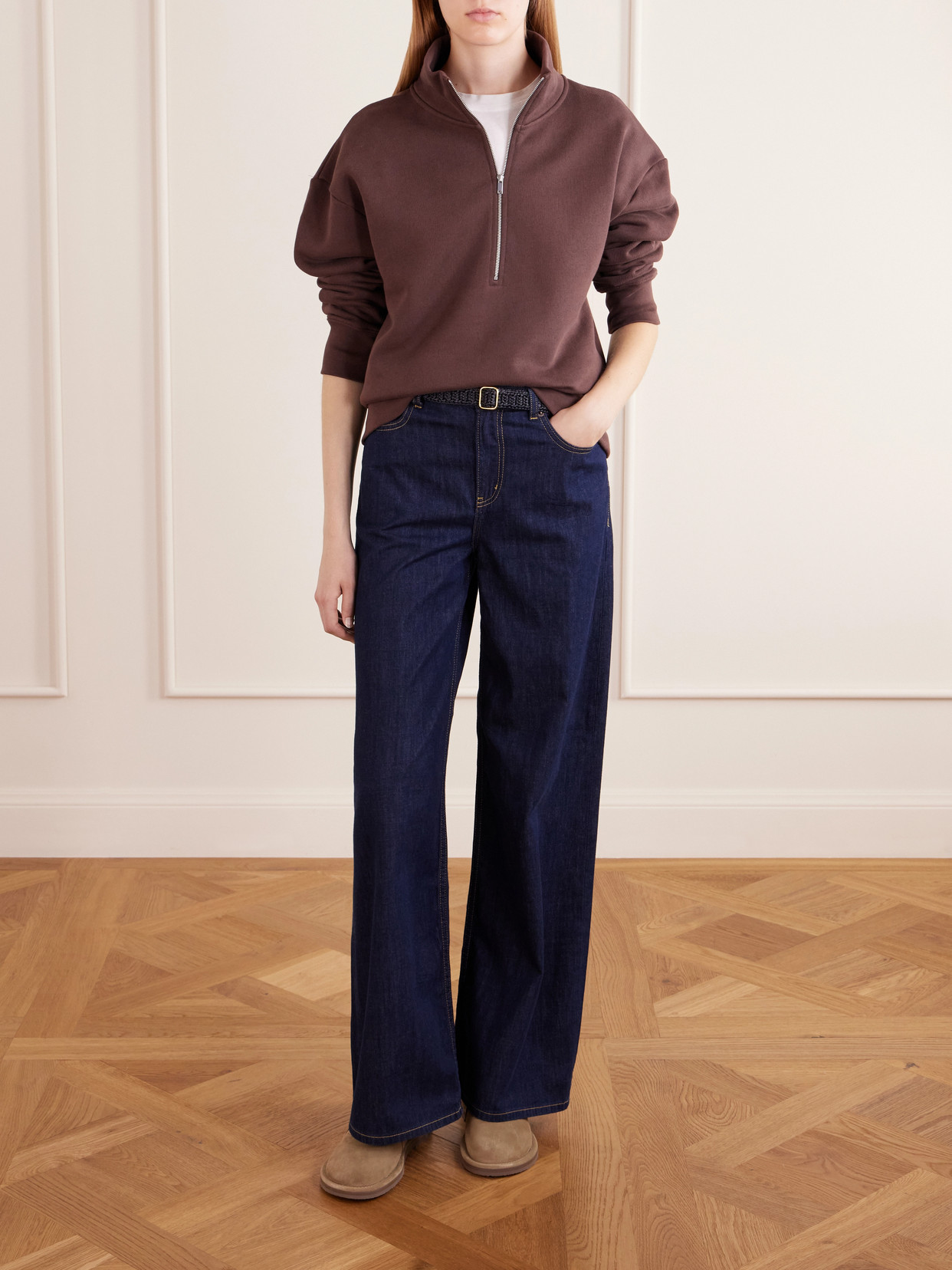 Thalen Cotton-Jersey Fleece Sweatshirt