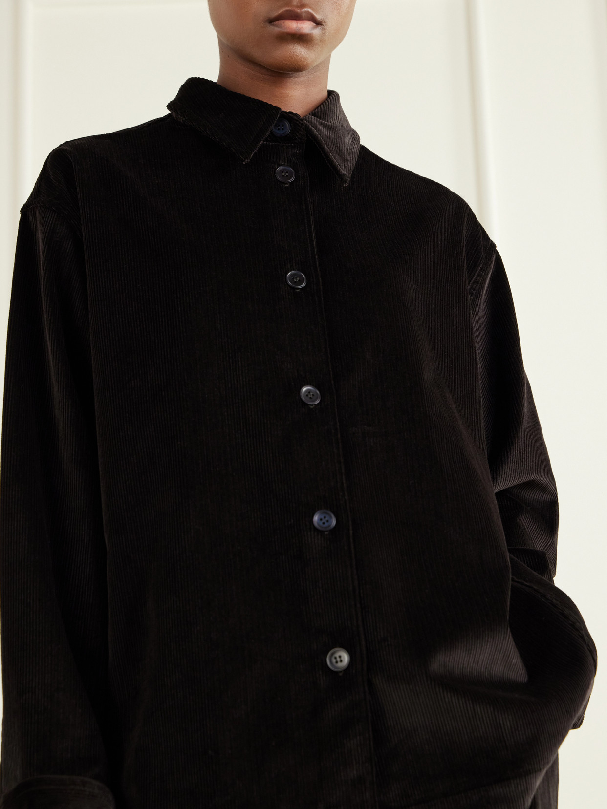 Santini Cotton-Corduroy Shirt