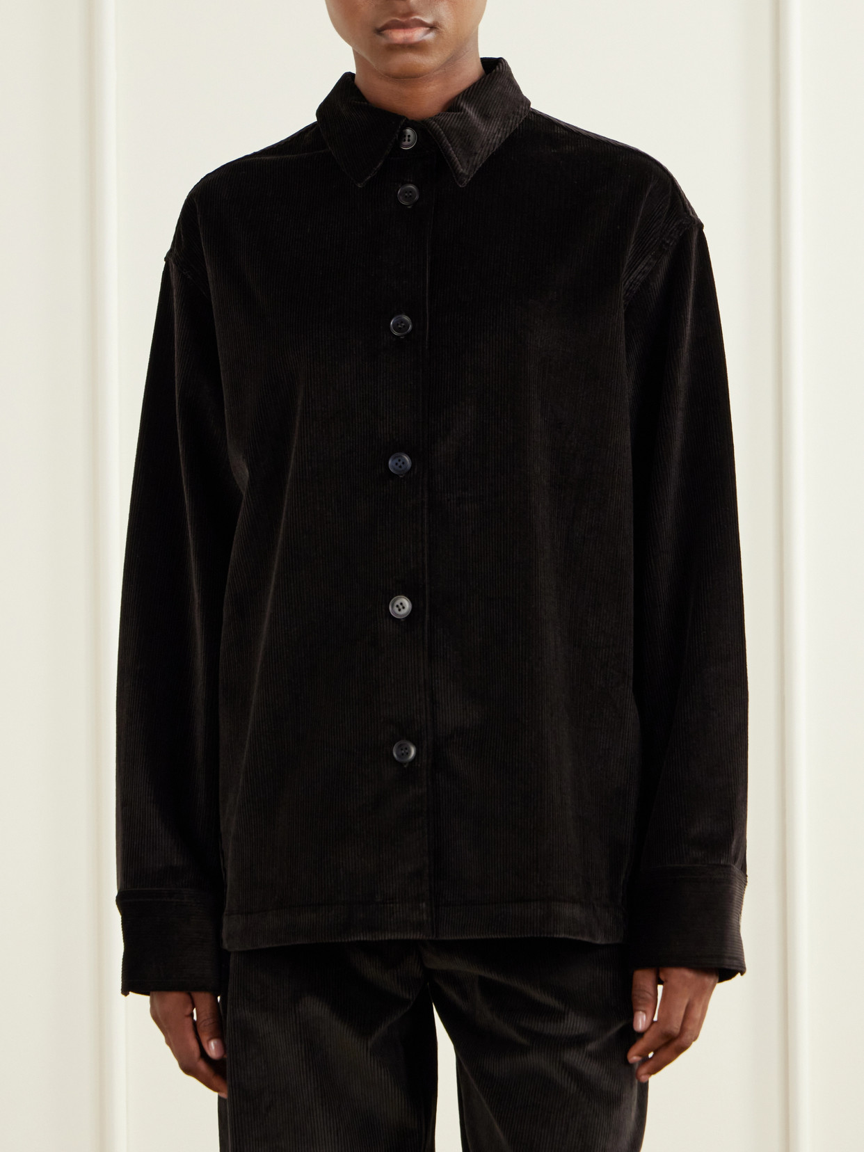 Santini Cotton-Corduroy Shirt