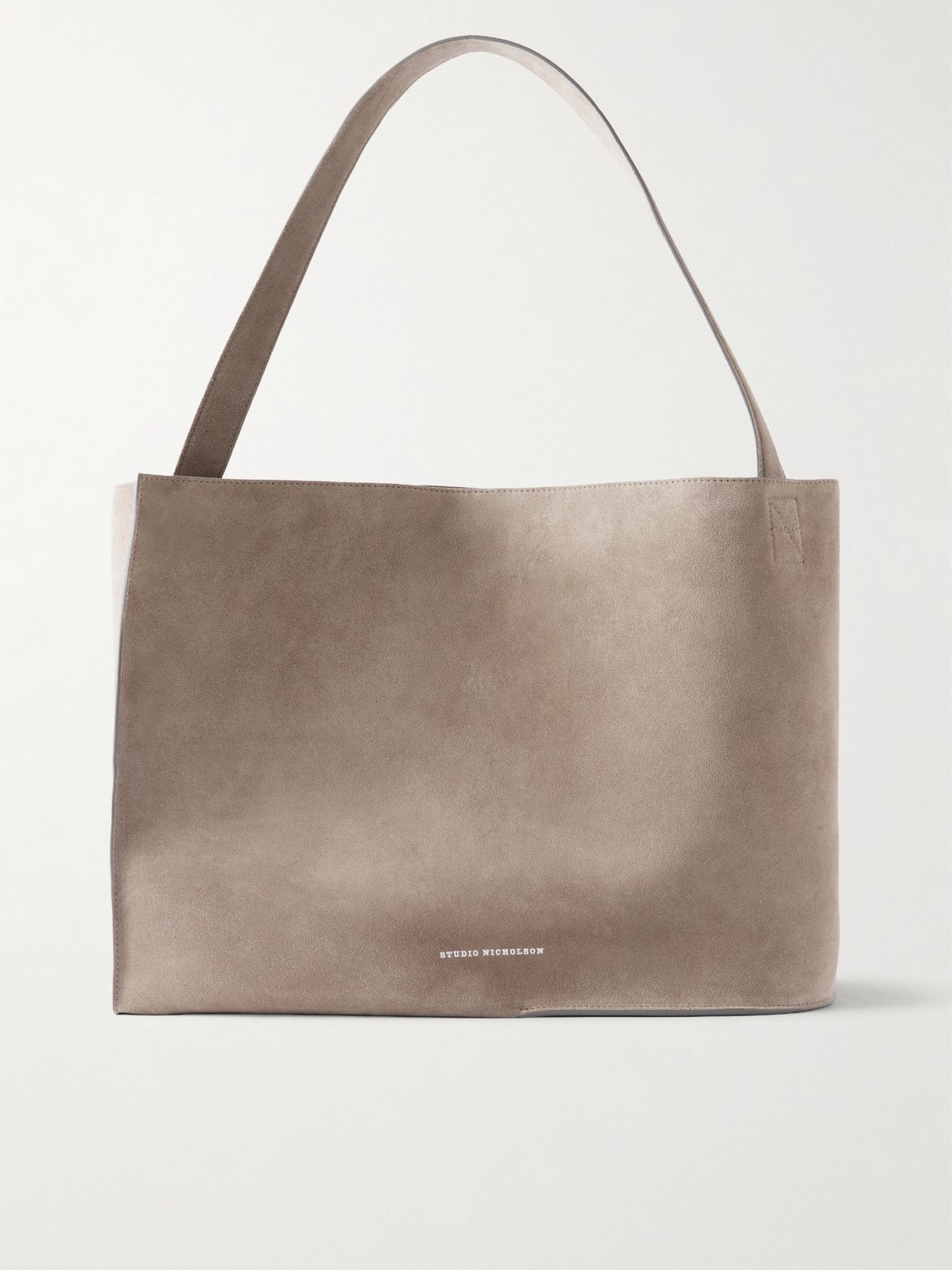 The Reflection suede tote