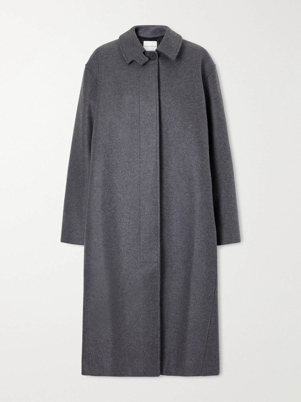 Ria Melton Wool-Blend Coat
