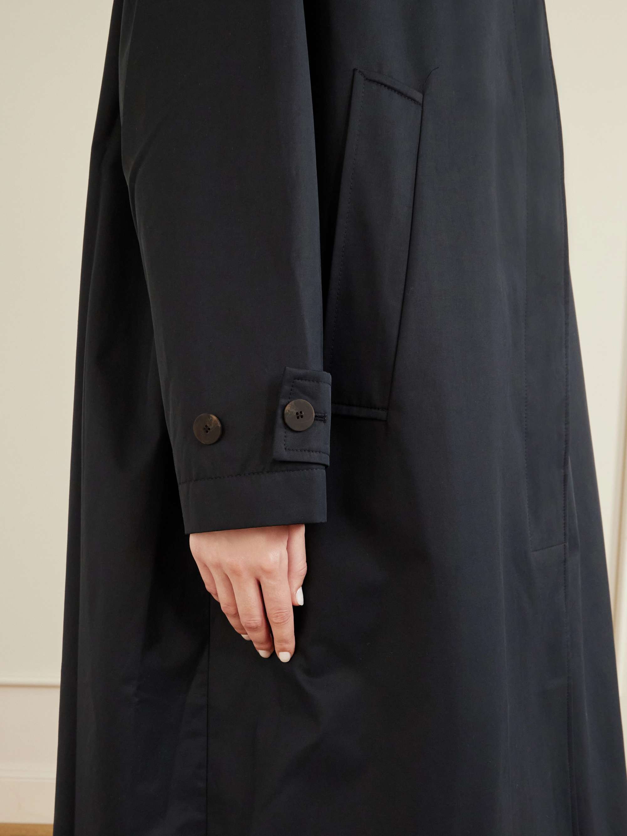 STUDIO NICHOLSON Holin cotton-blend trench coat | NET-A-PORTER