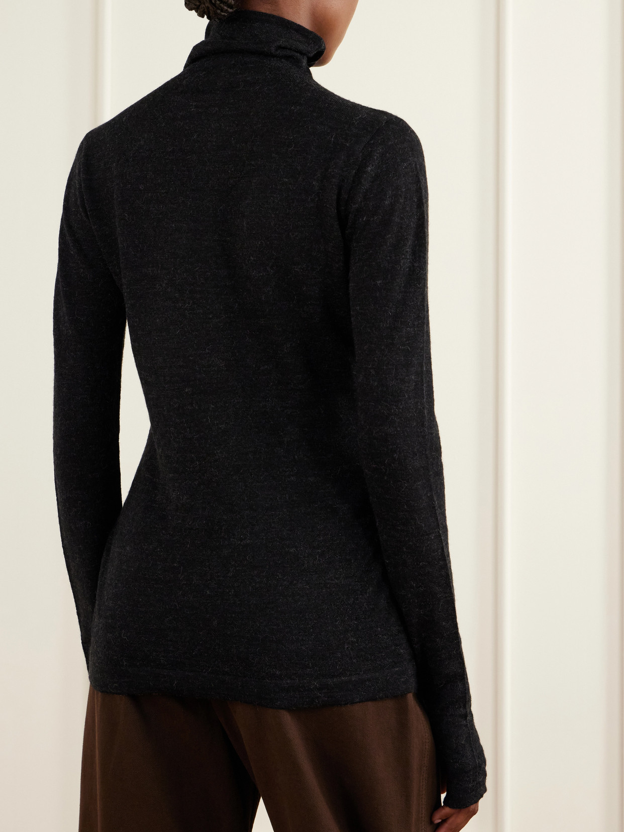 Merino Wool And Alpaca-Blend Turtleneck Sweater