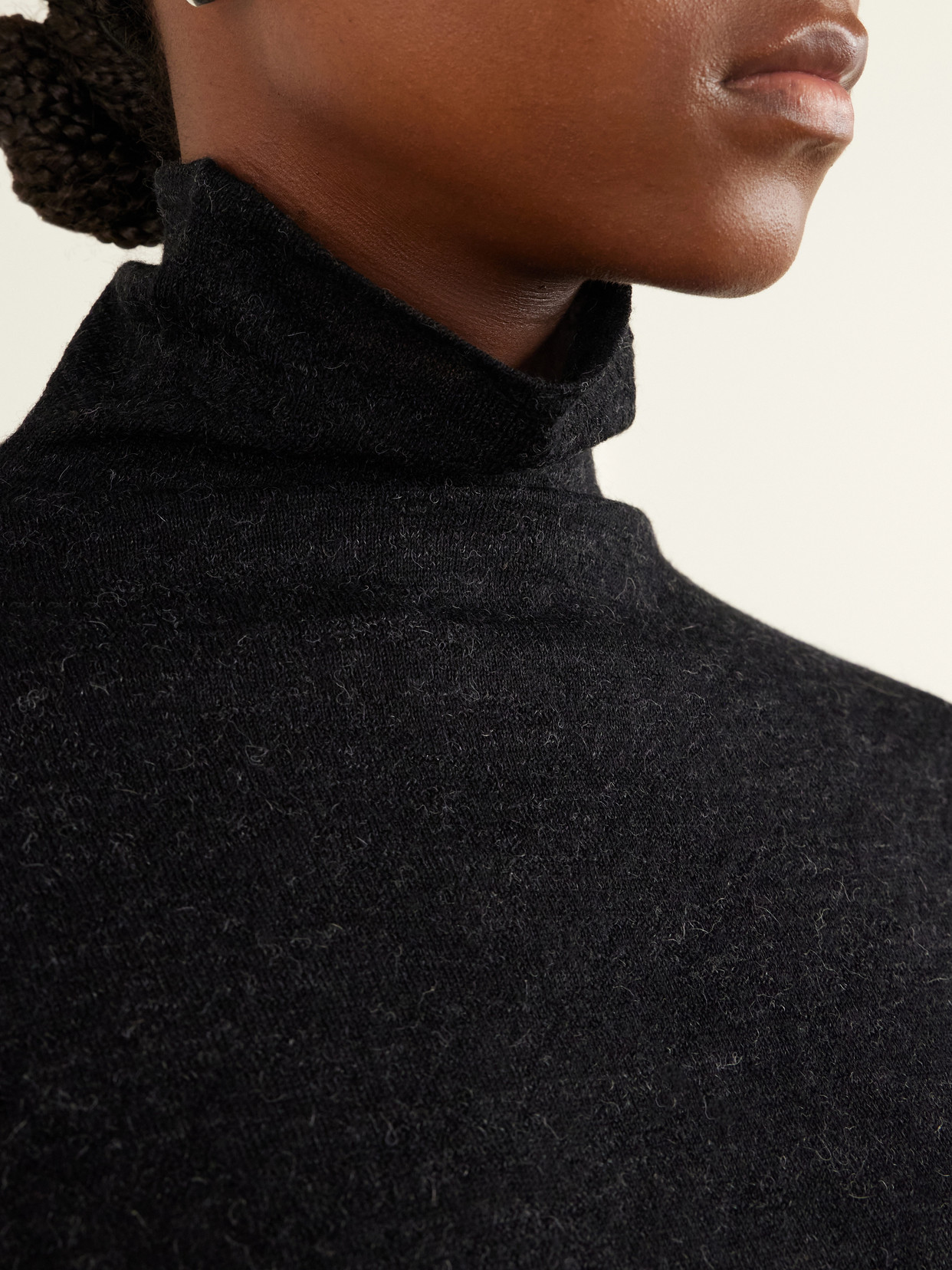 Merino Wool And Alpaca-Blend Turtleneck Sweater