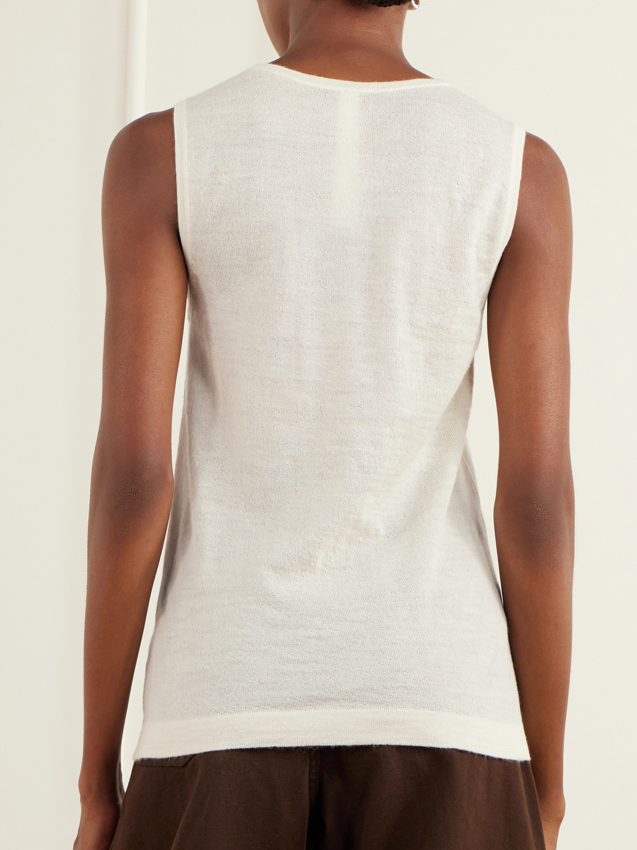 Alpaca And Merino Wool-Blend Tank