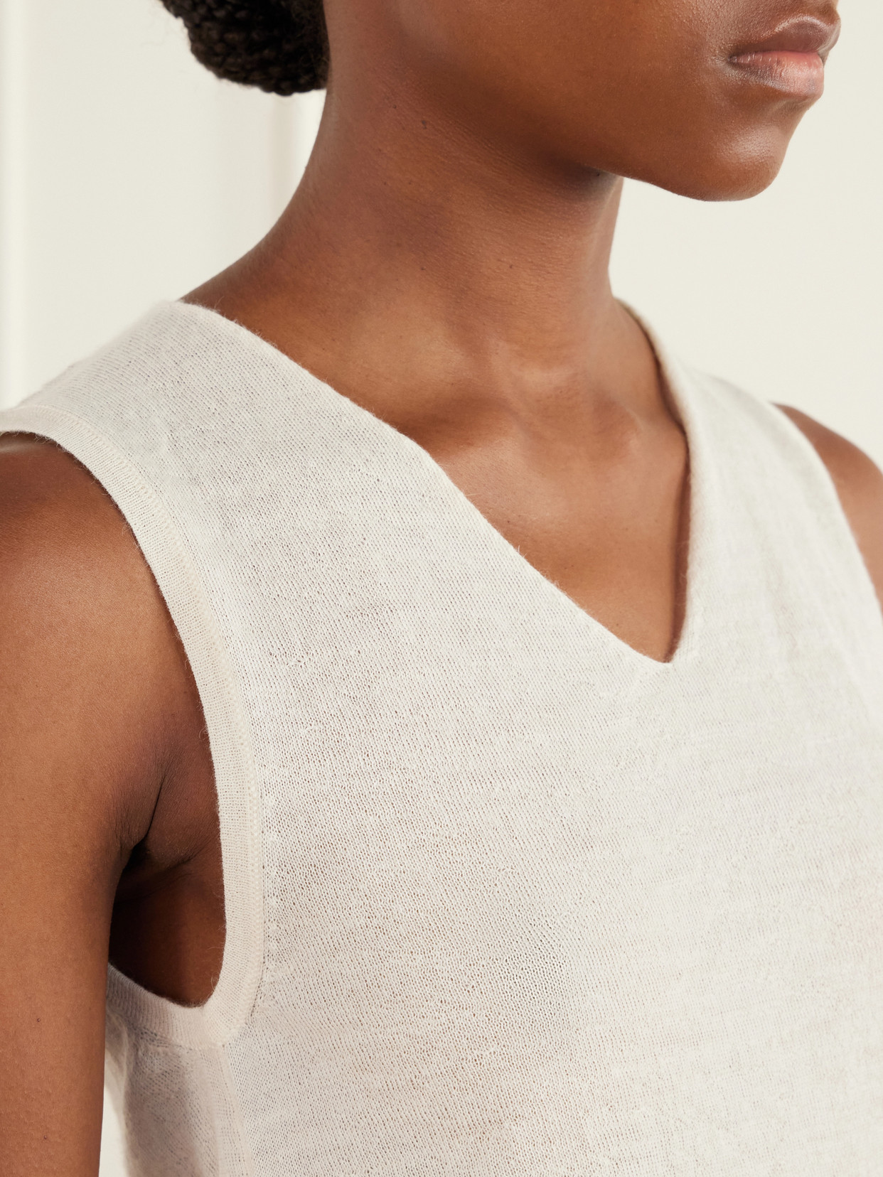 Alpaca And Merino Wool-Blend Tank