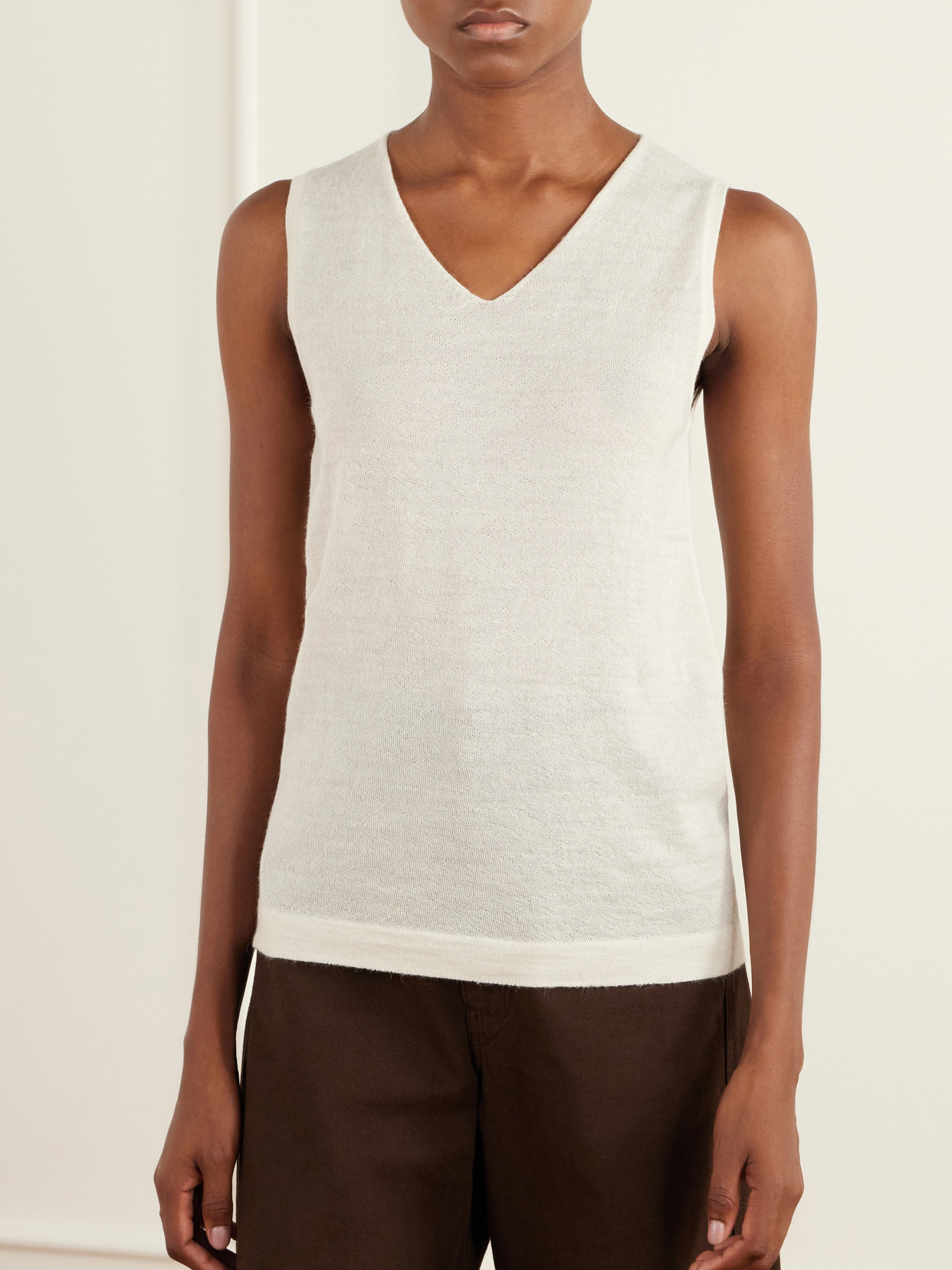 Alpaca And Merino Wool-Blend Tank