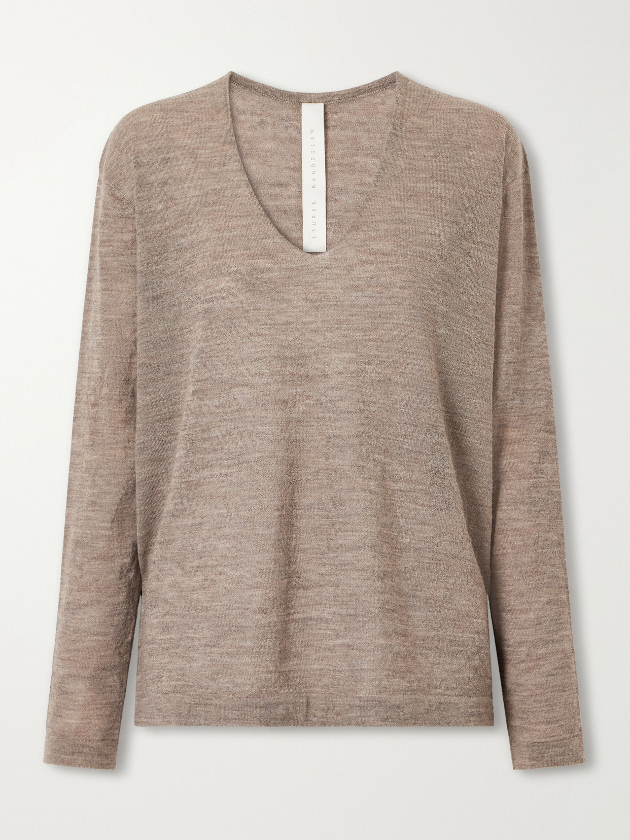 Lauren Manoogian Merino And Alpaca Wool-blend Sweater In Gray