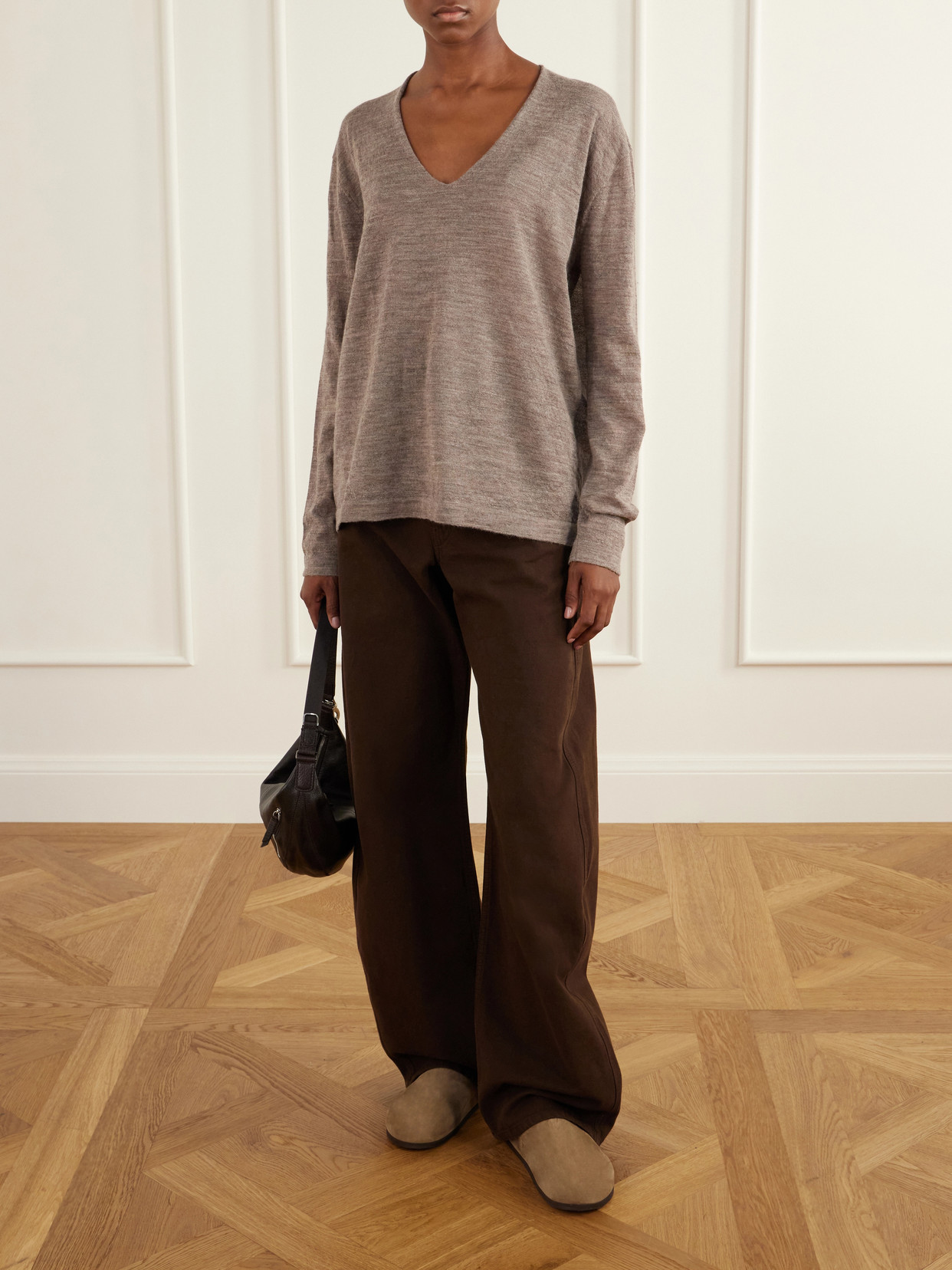 Merino And Alpaca Wool-Blend Sweater