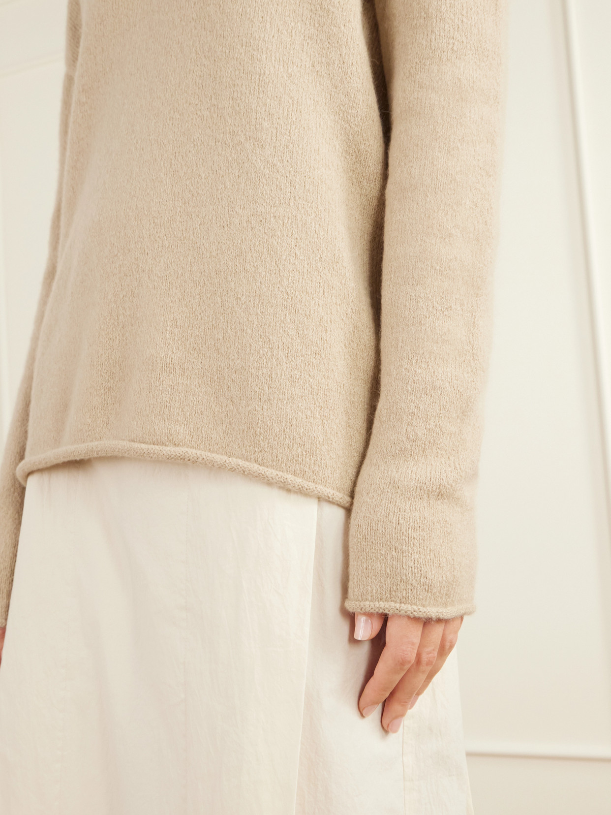 Alpaca And Cashmere-Blend Sweater