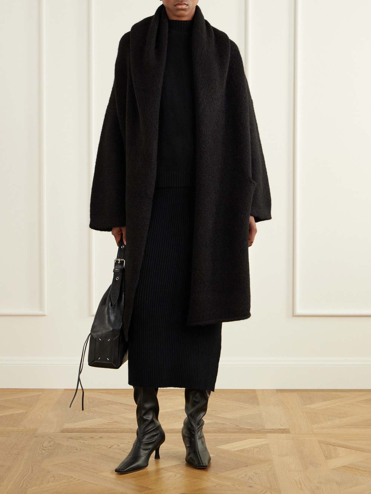 Alpaca-Blend Coat