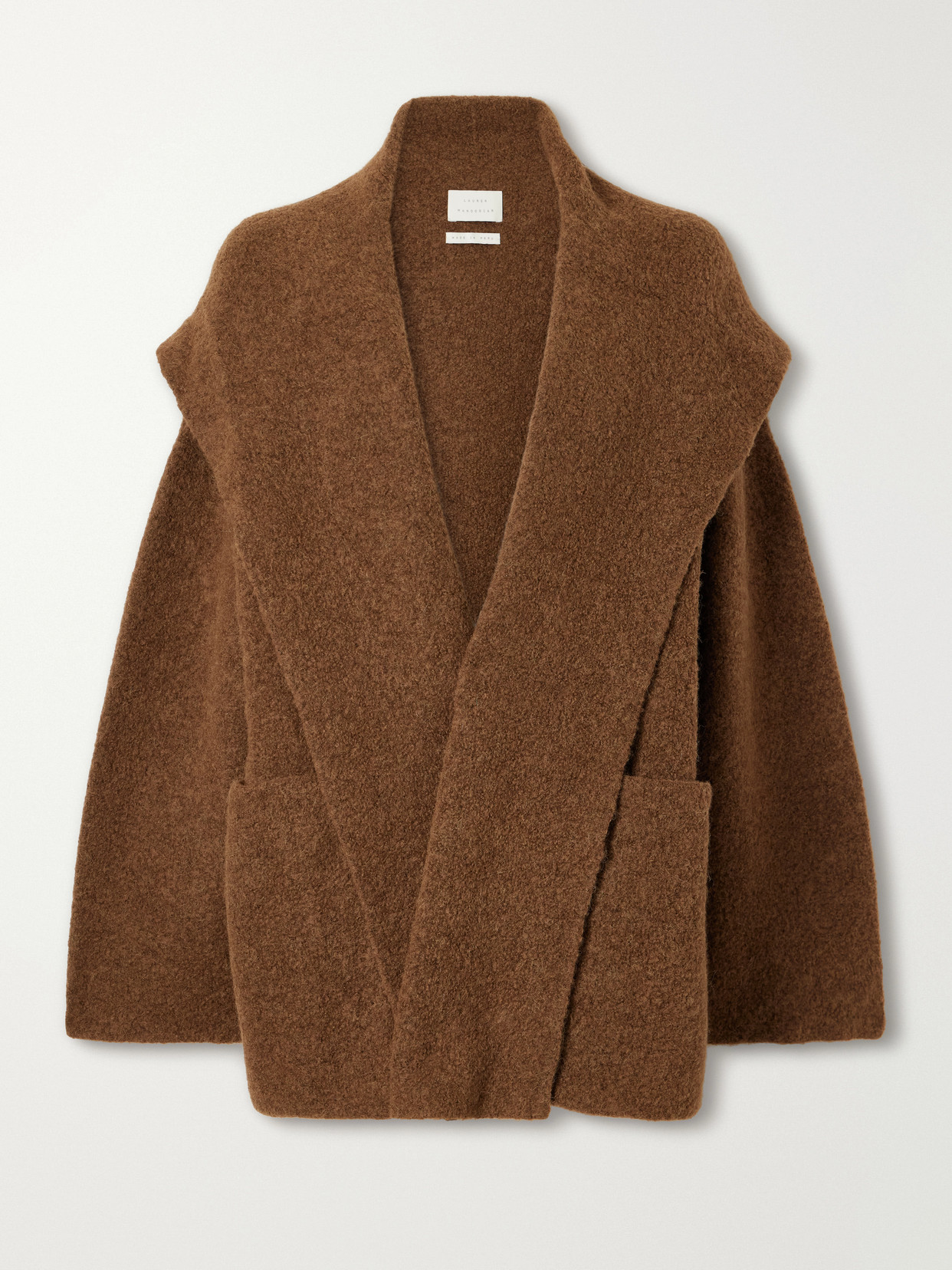 Lauren Manoogian Alpaca And Wool-blend Coat In Brown