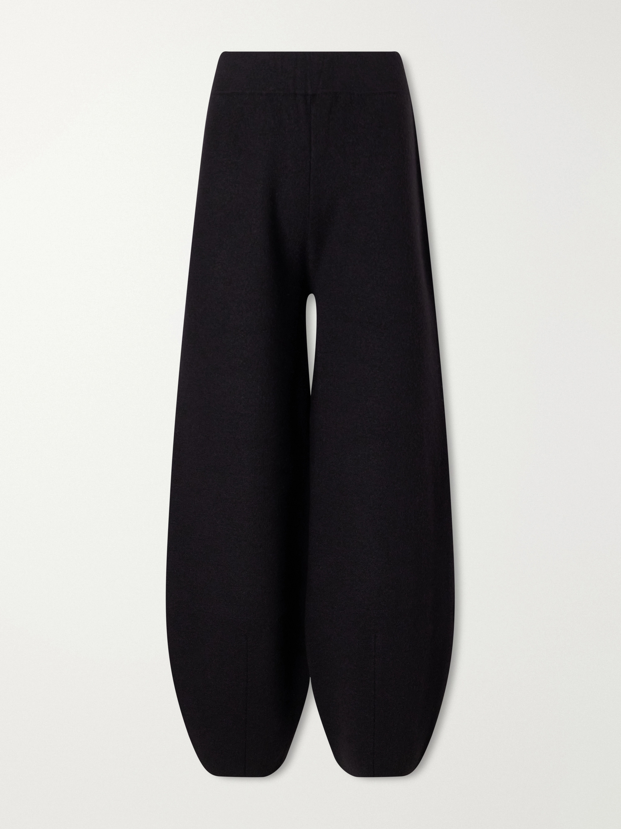 Lauren Manoogian Merino wool, alpaca and Pima cotton-blend knitted tapered pants