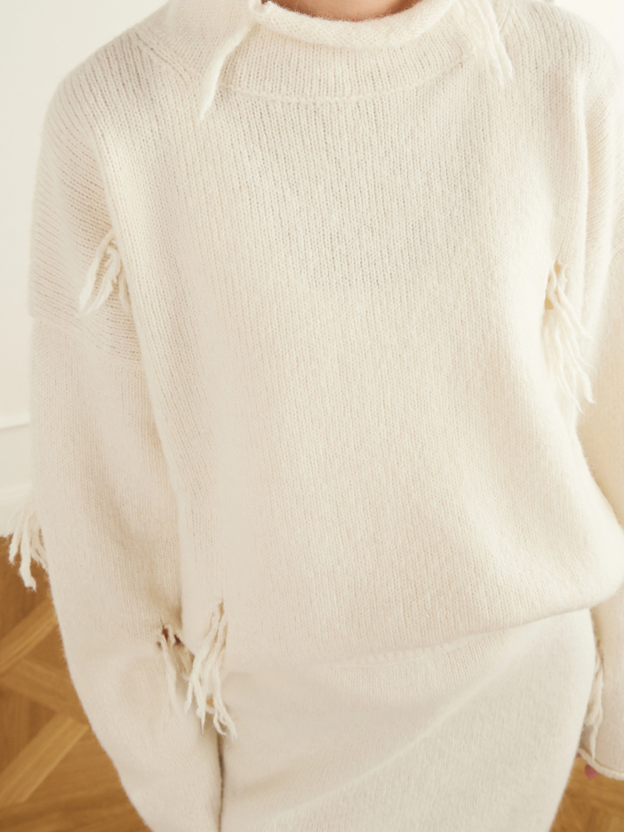 Ravel Wool-Blend Rollneck Sweater