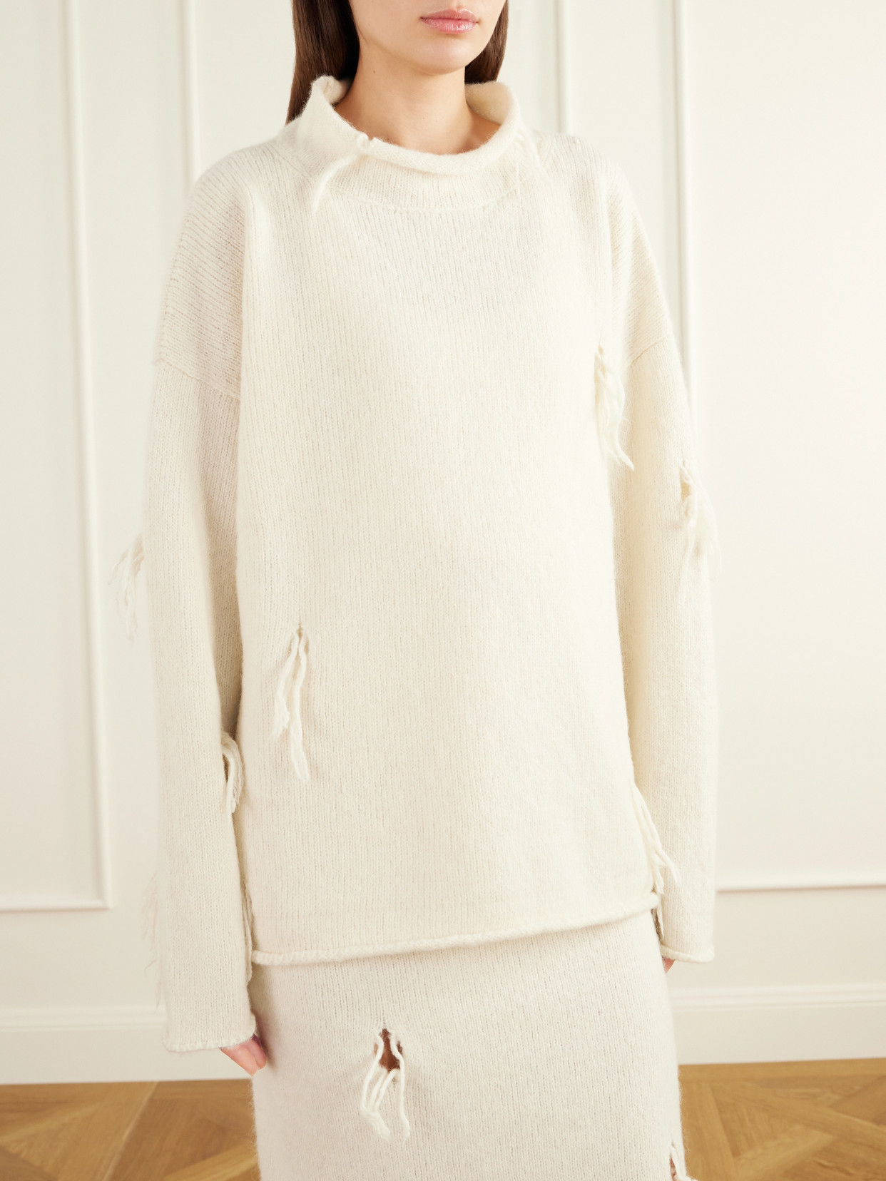 Ravel Wool-Blend Rollneck Sweater