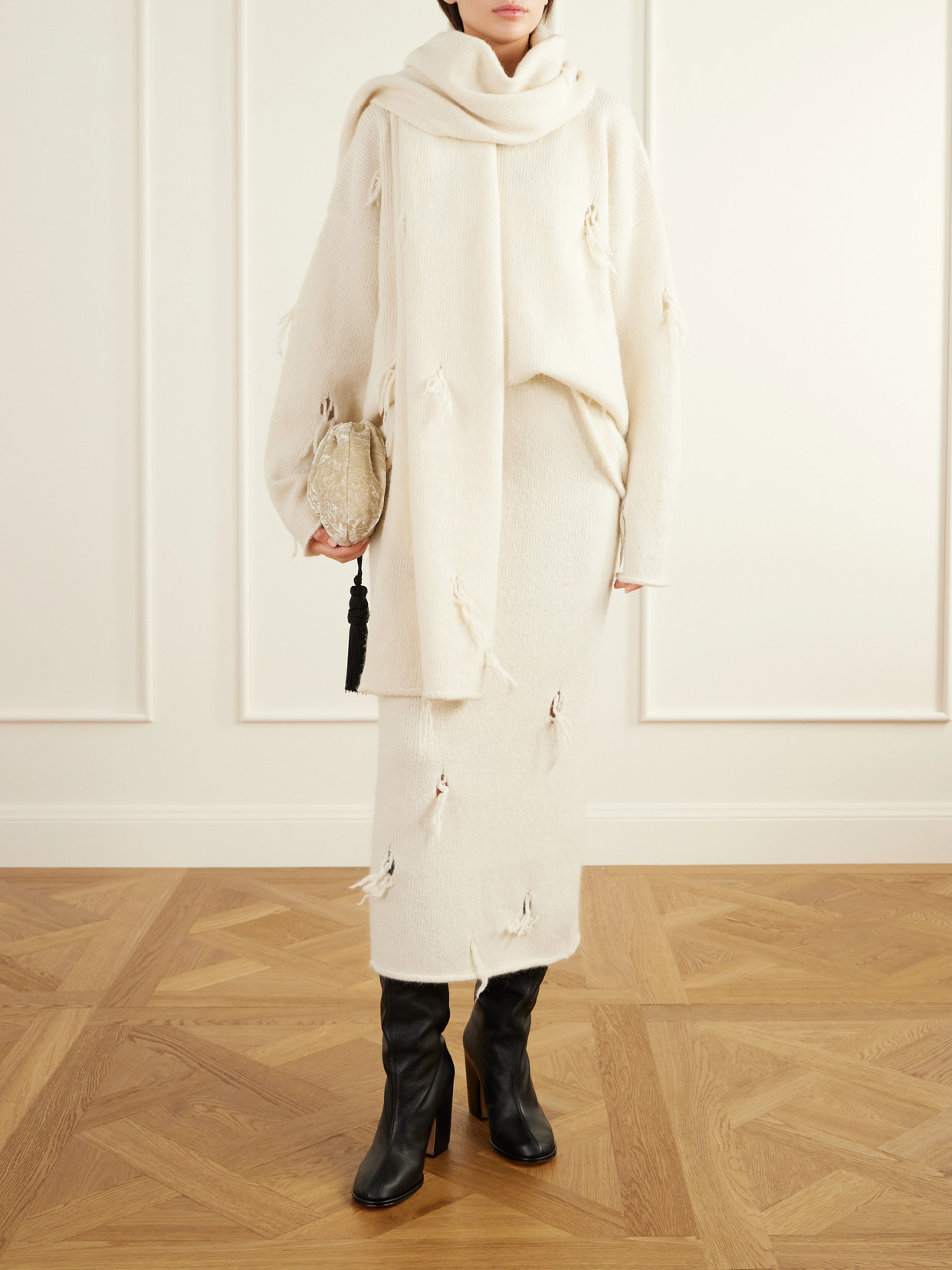 Ravel Wool-Blend Rollneck Sweater