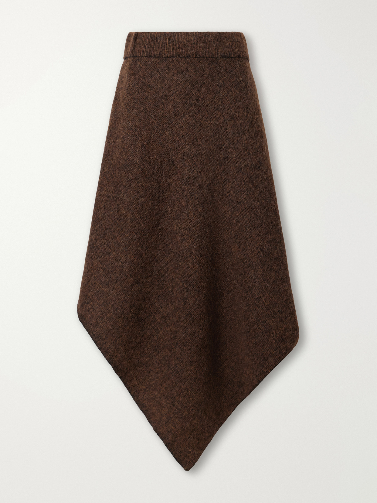 Manta Asymmetric Wool, Alpaca And Cotton-Blend Felt Midi