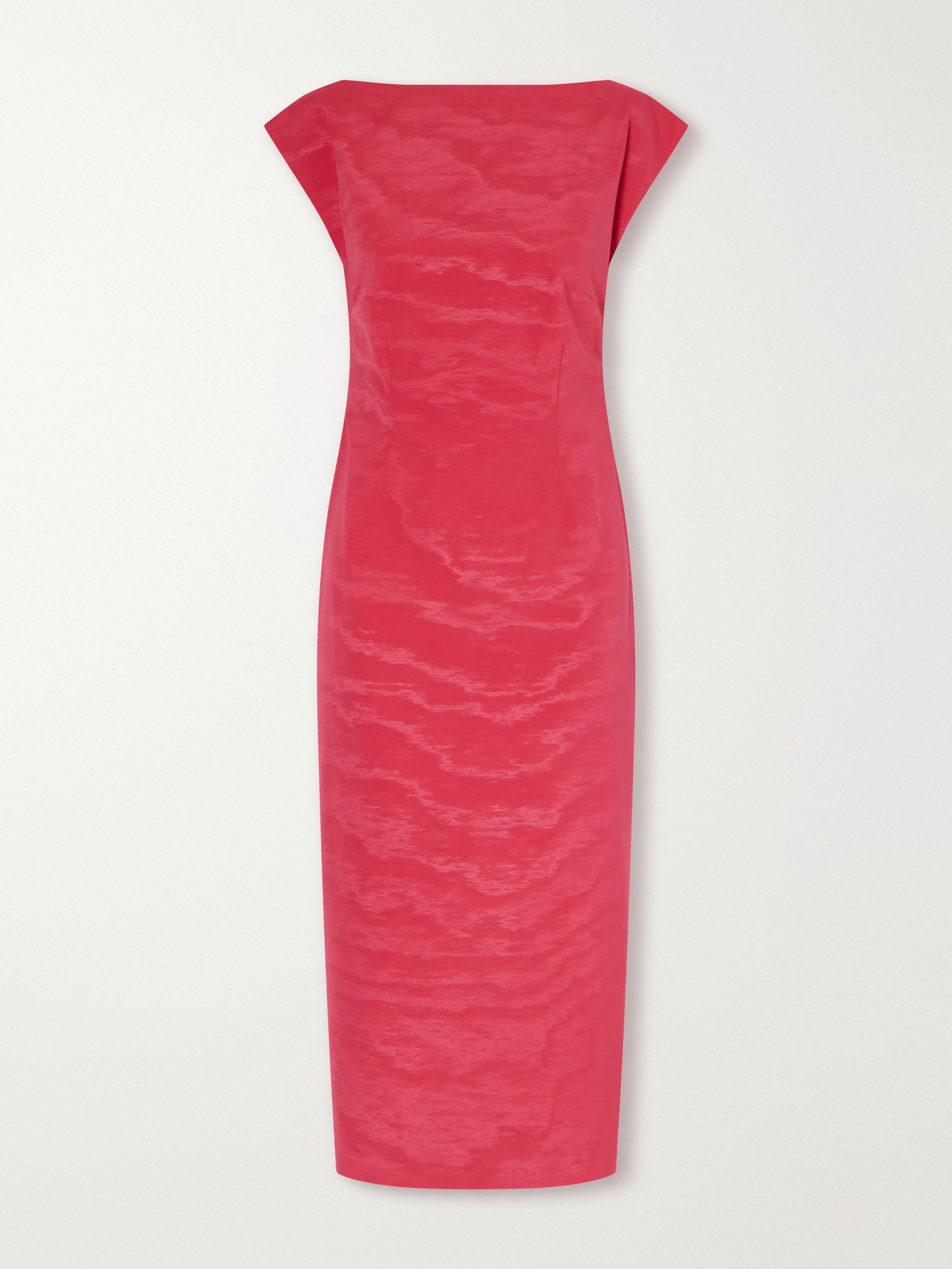 Bernadette Atticus Bow-detailed Crepe Midi Dress In Pink