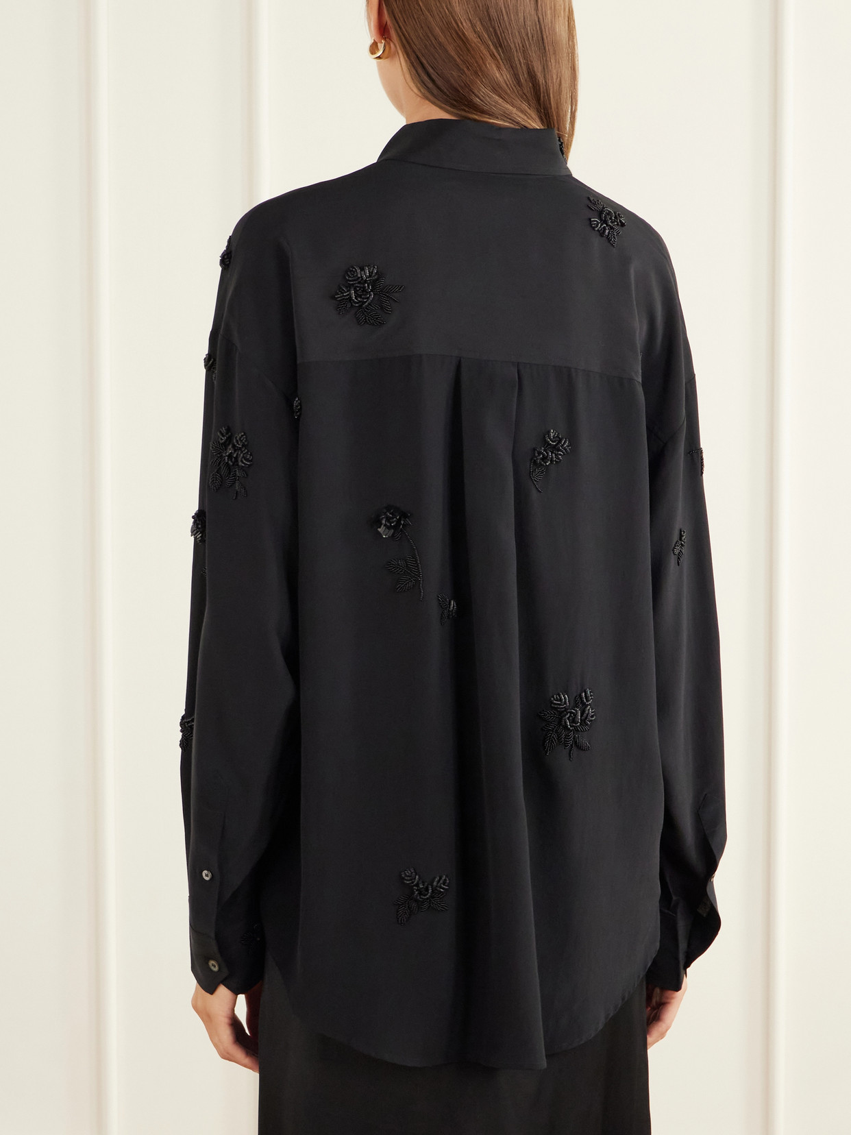 Everett Floral-Embellished Shirt