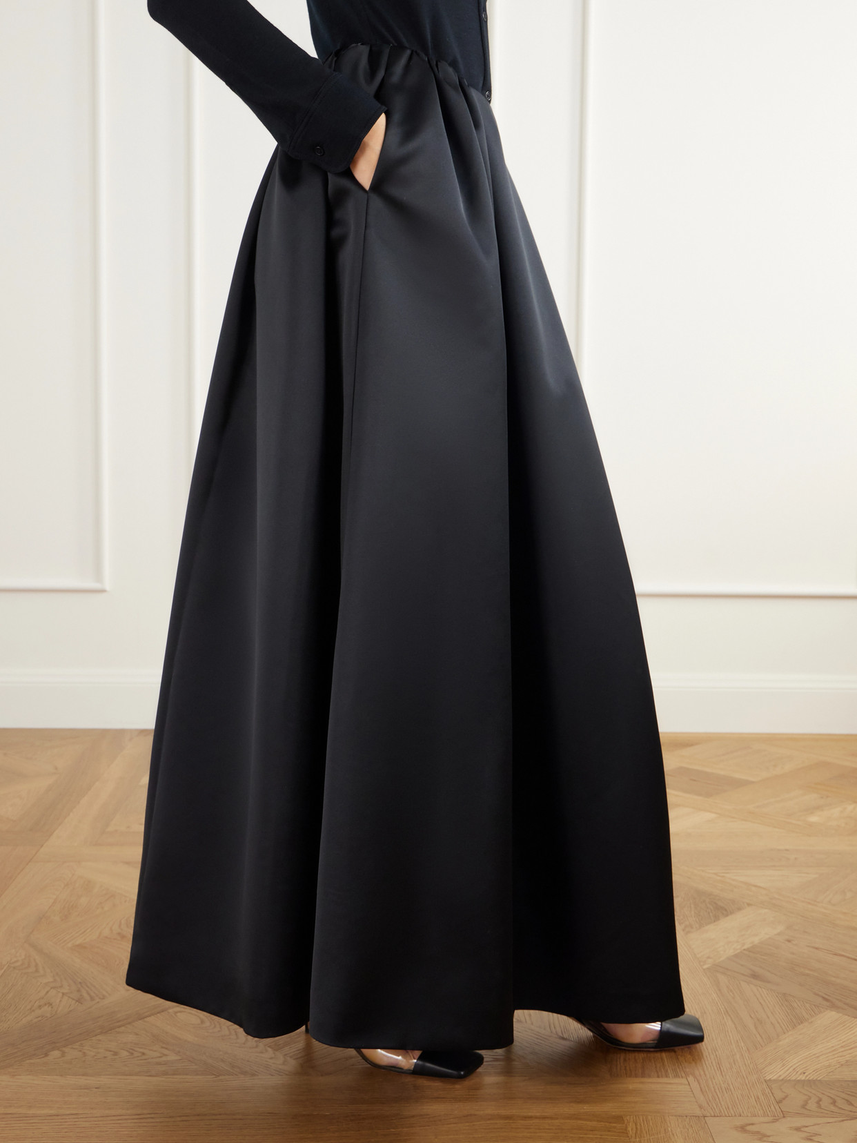 Callum Taffeta Maxi
