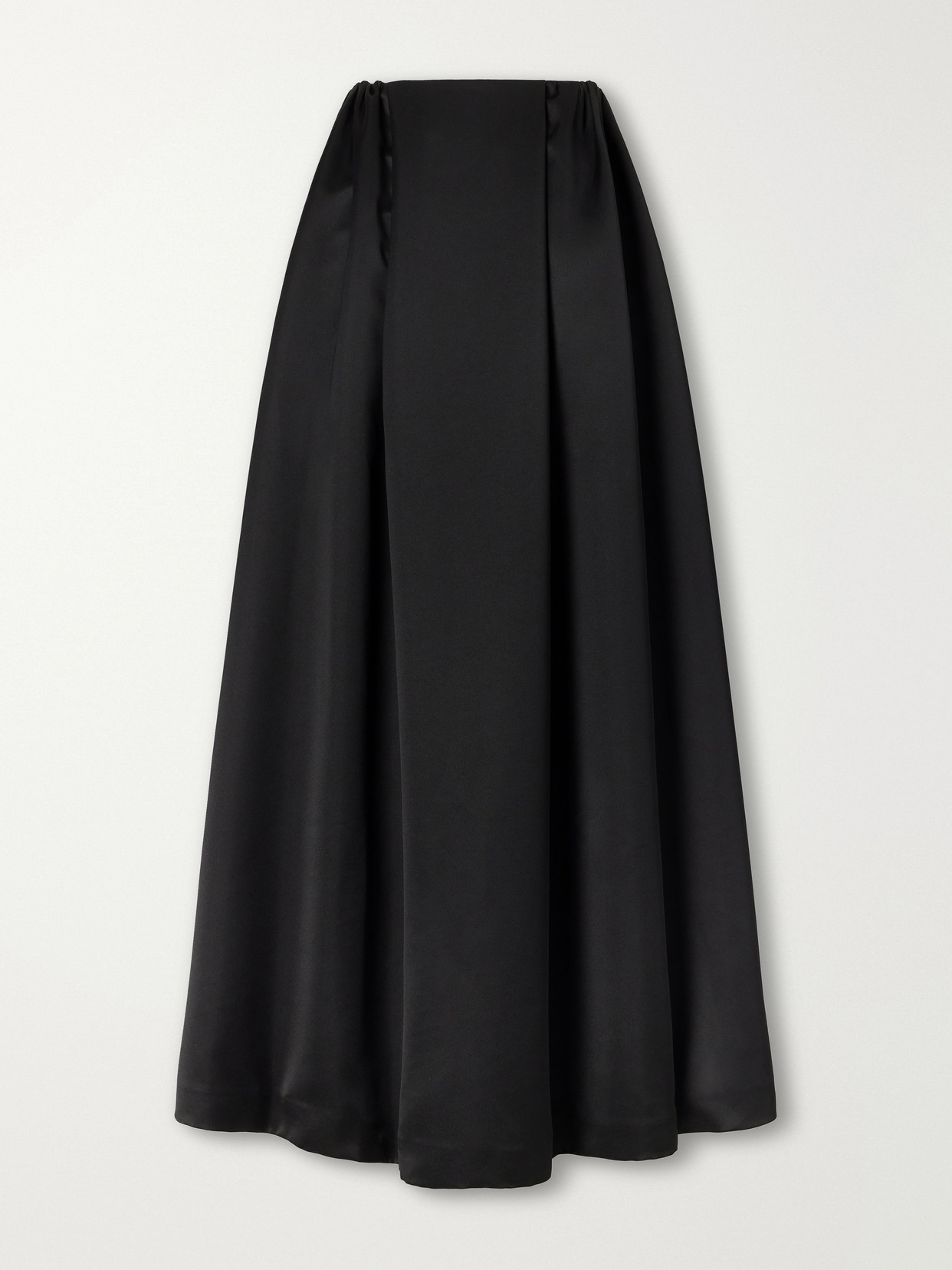 Bernadette Callum Taffeta Maxi Skirt In Black