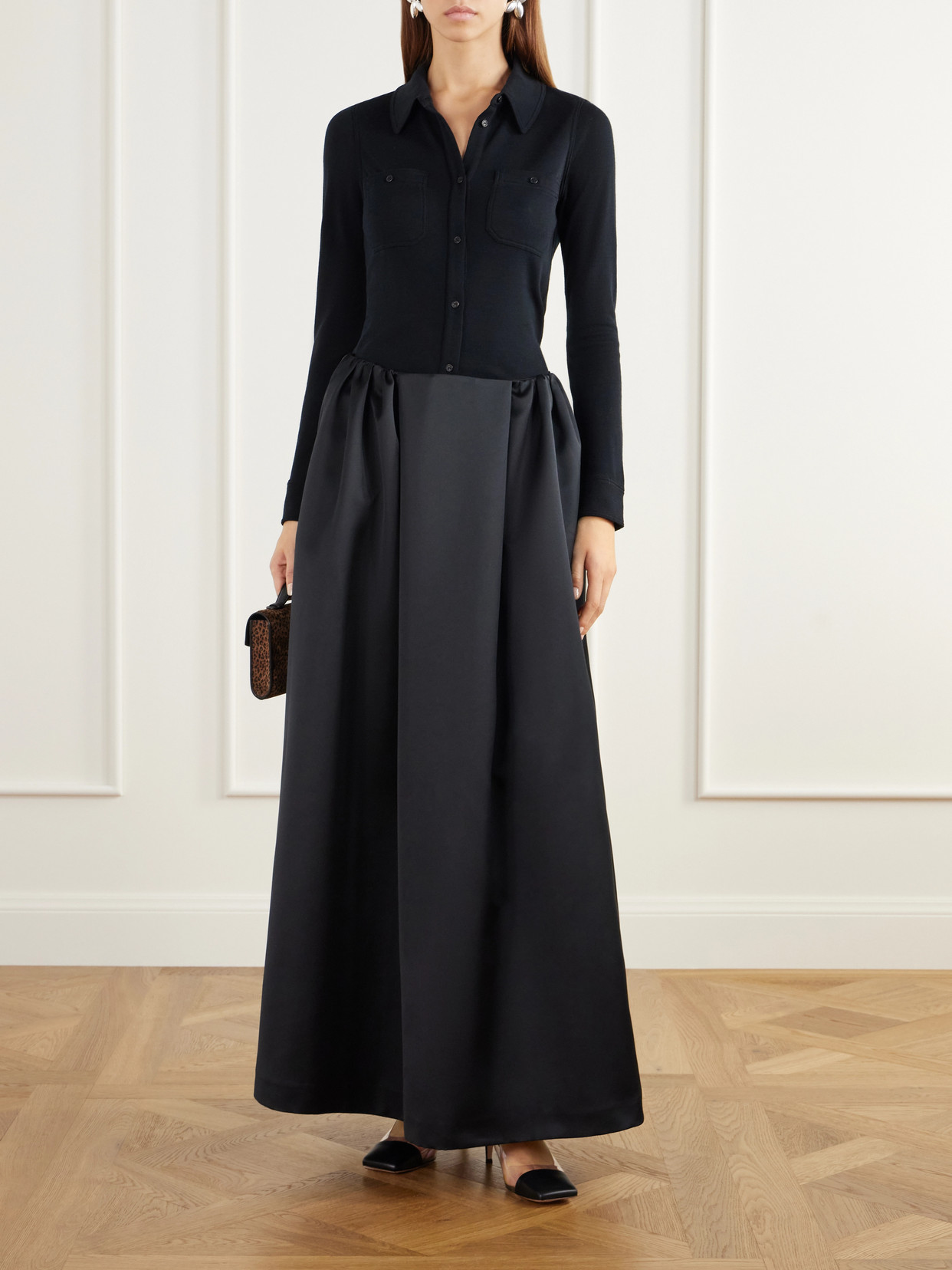 Callum Taffeta Maxi