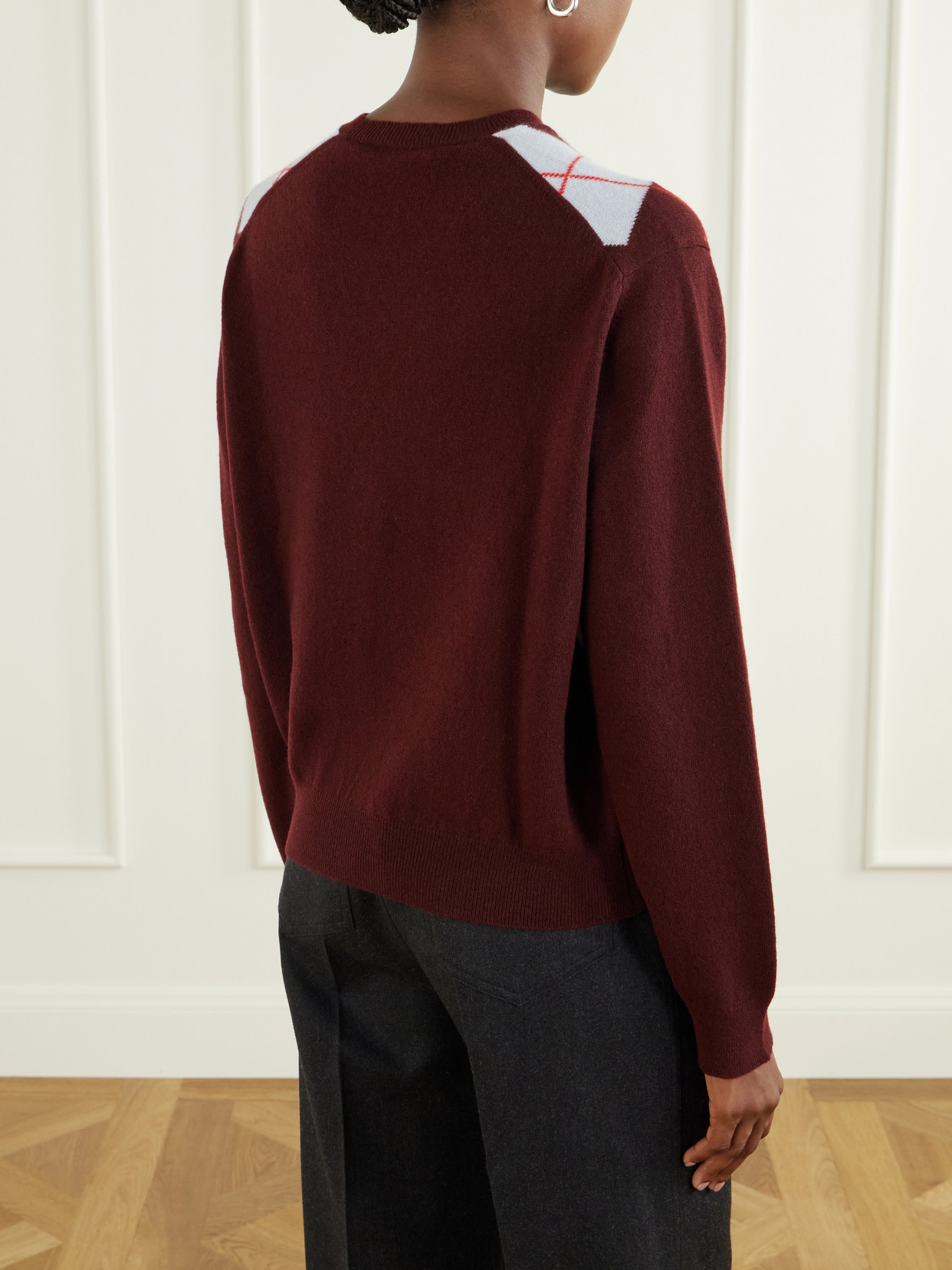 Rùadh - The Academy Checked Cashmere Sweater