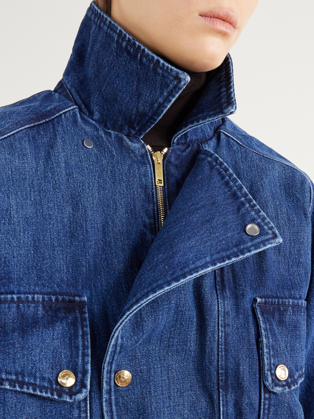 Rùadh - The Ghillie Cropped Denim Jacket