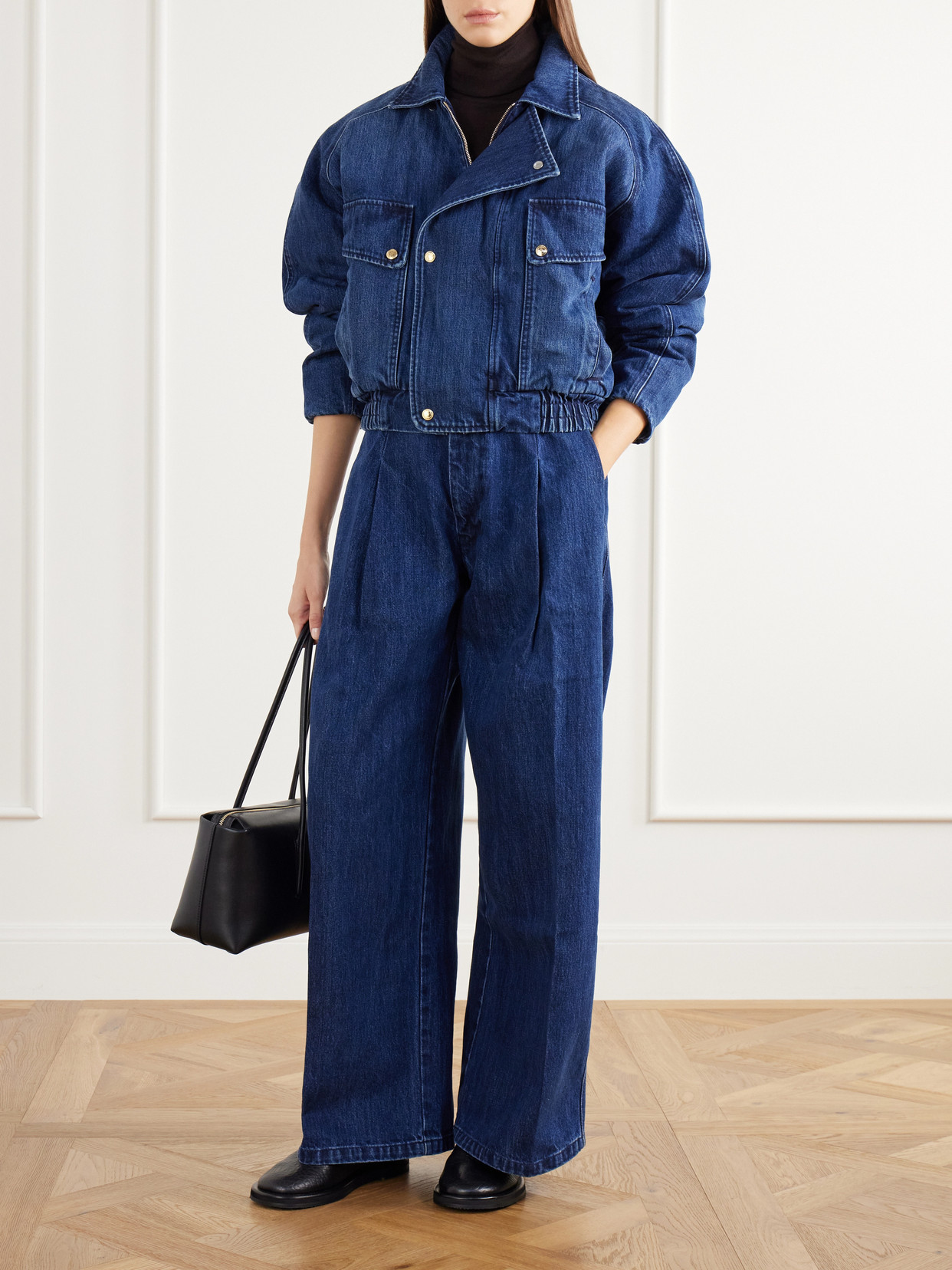 Rùadh - The Ghillie Cropped Denim Jacket