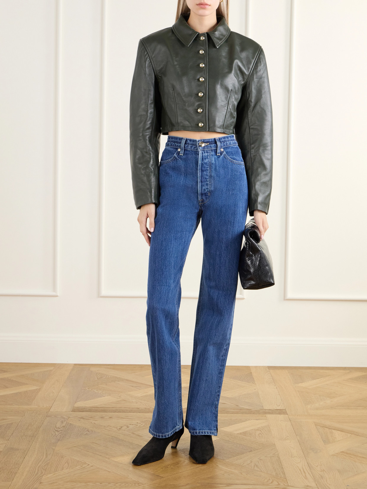 Rùadh - Arabella Cropped Darted Jacket