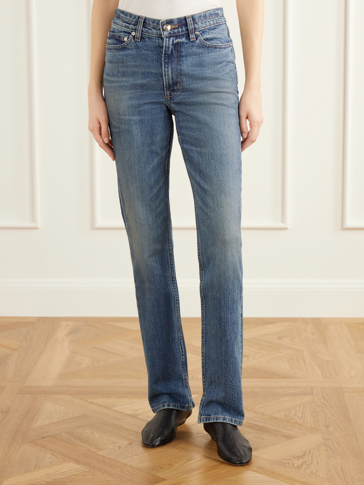 Rùadh - The Cecile Slim High-Rise Jeans