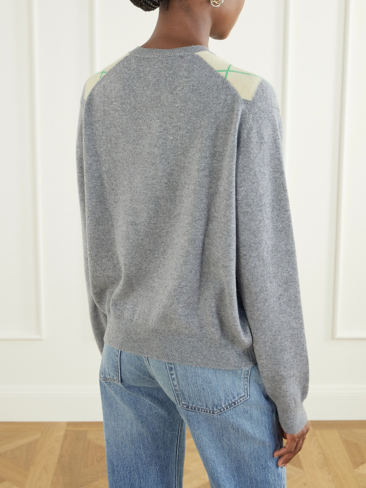 Rùadh - The Academy Checked Cashmere Sweater